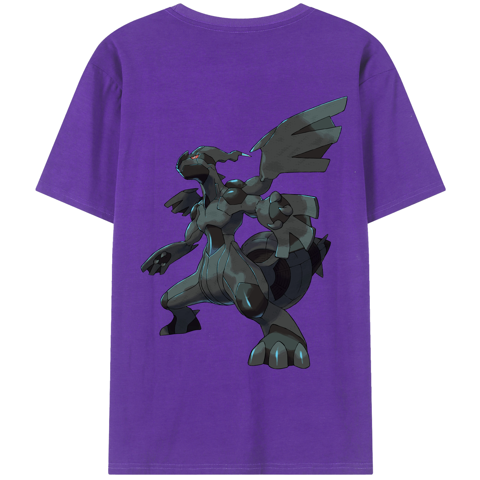 （画像用） ポケットモンスター Pokémon 綿100％ メンズ半袖Tシャツ（バックプリント） 通気性
