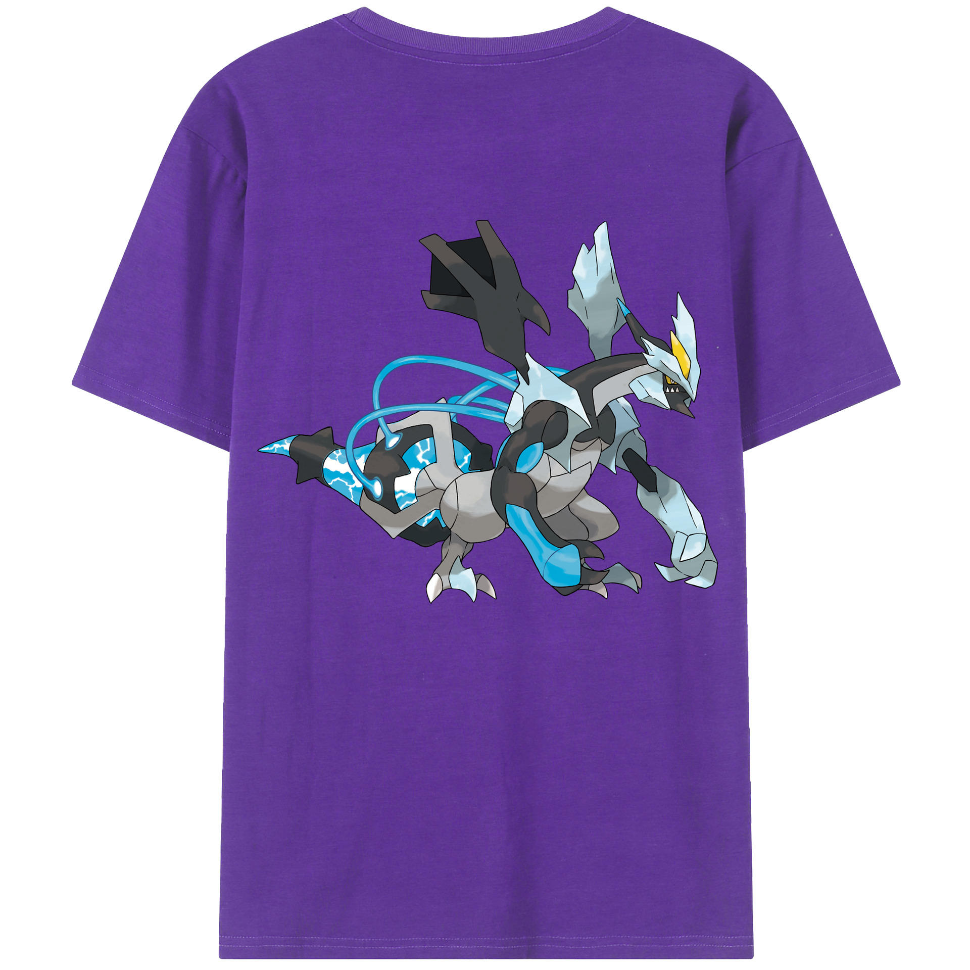 （画像用） ポケットモンスター Pokémon 綿100％ メンズ半袖Tシャツ（バックプリント） 通気性