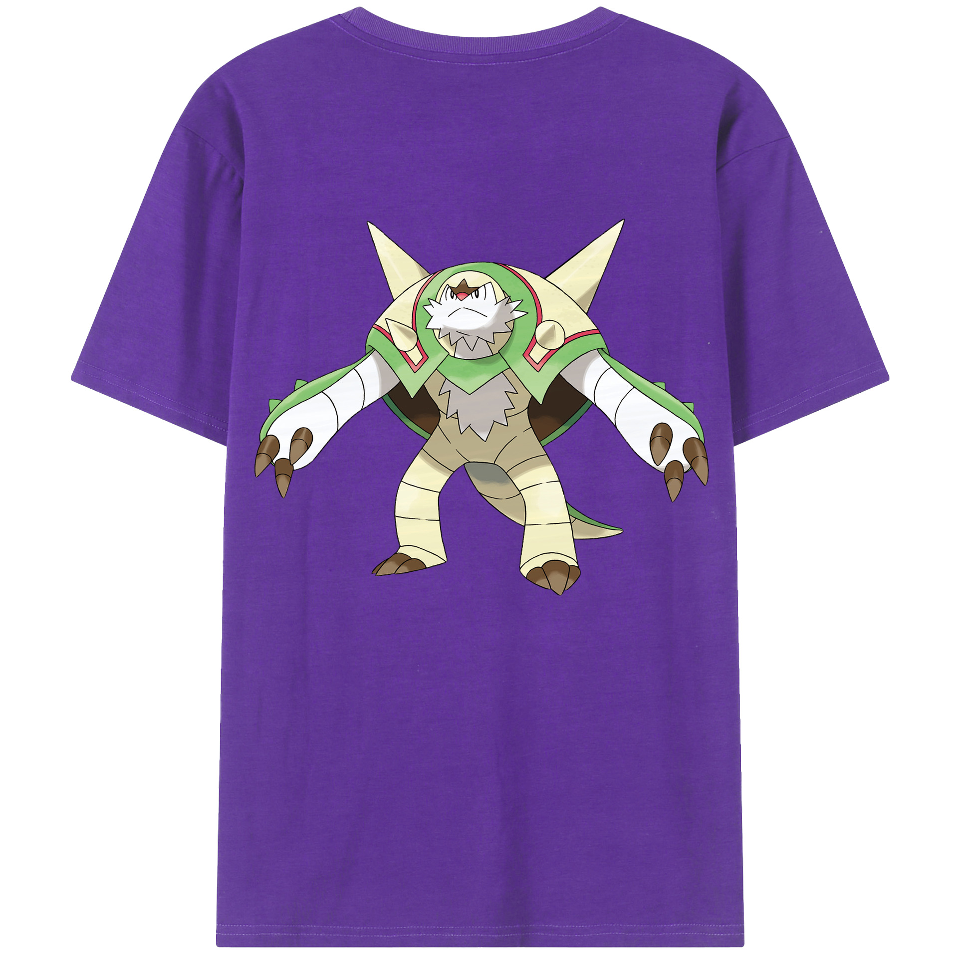 （画像用） ポケットモンスター Pokémon 綿100％ メンズ半袖Tシャツ（バックプリント） 通気性