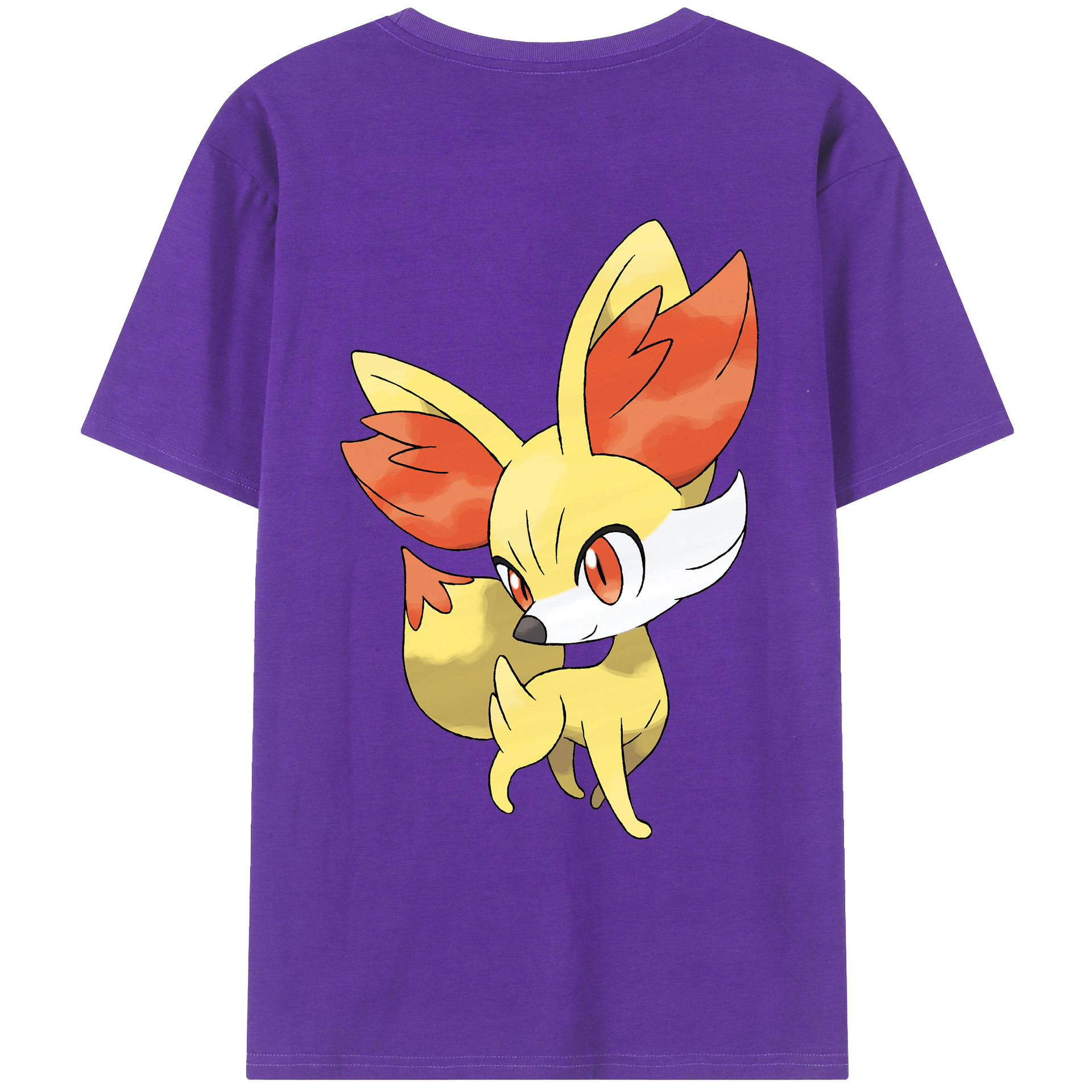 （画像用） ポケットモンスター Pokémon 綿100％ メンズ半袖Tシャツ（バックプリント） 通気性