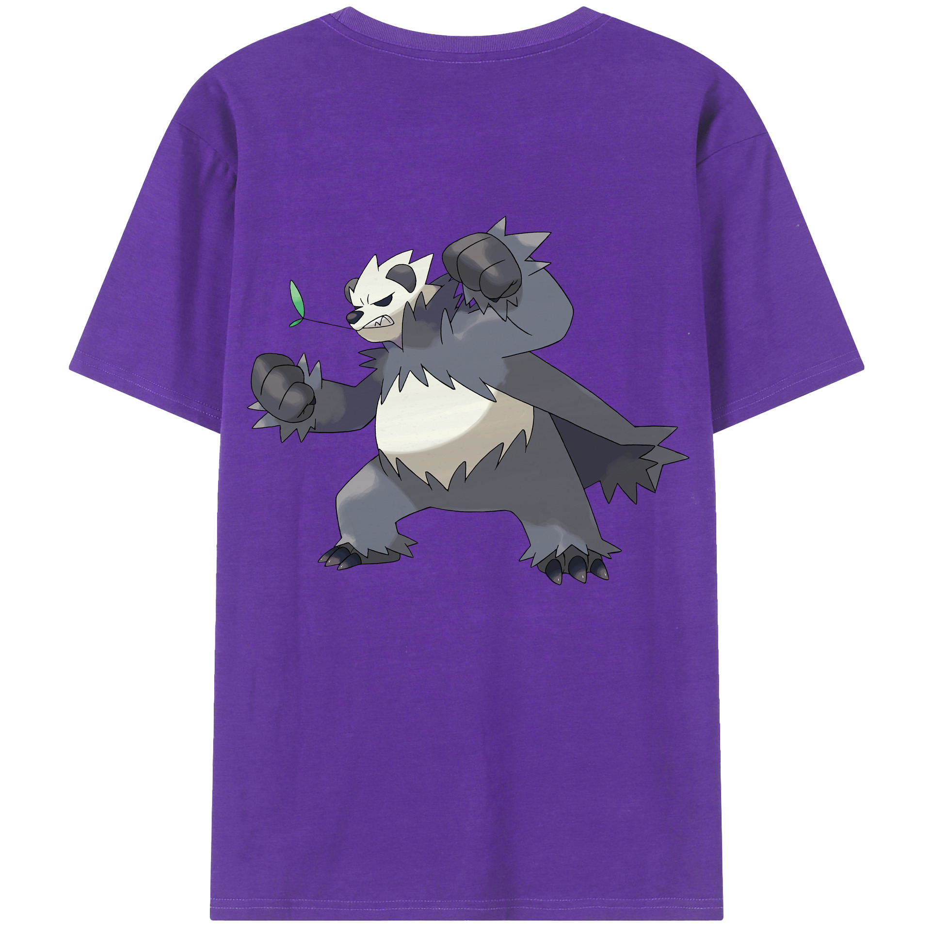 （画像用） ポケットモンスター Pokémon 綿100％ メンズ半袖Tシャツ（バックプリント） 通気性