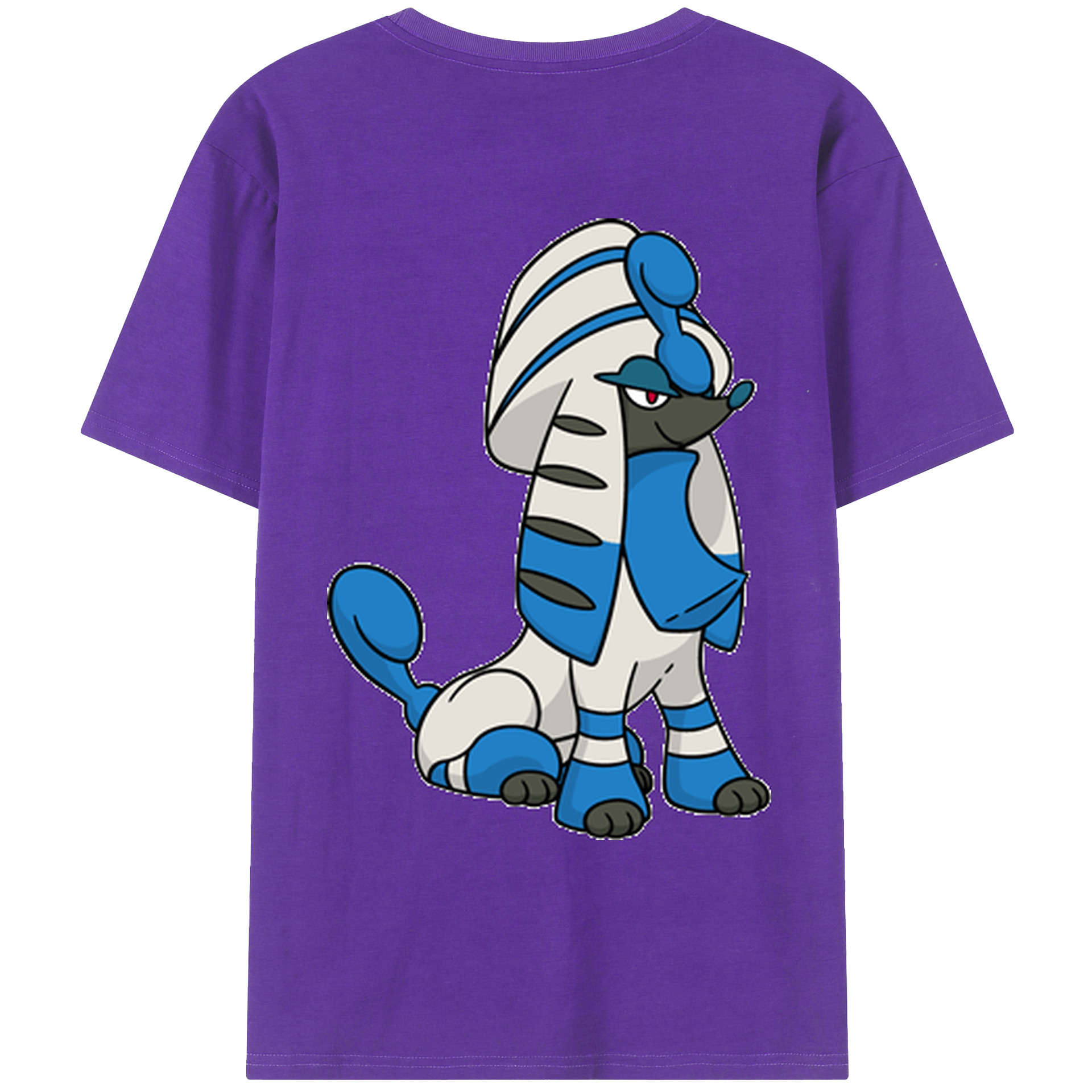 （画像用） ポケットモンスター Pokémon 綿100％ メンズ半袖Tシャツ（バックプリント） 通気性