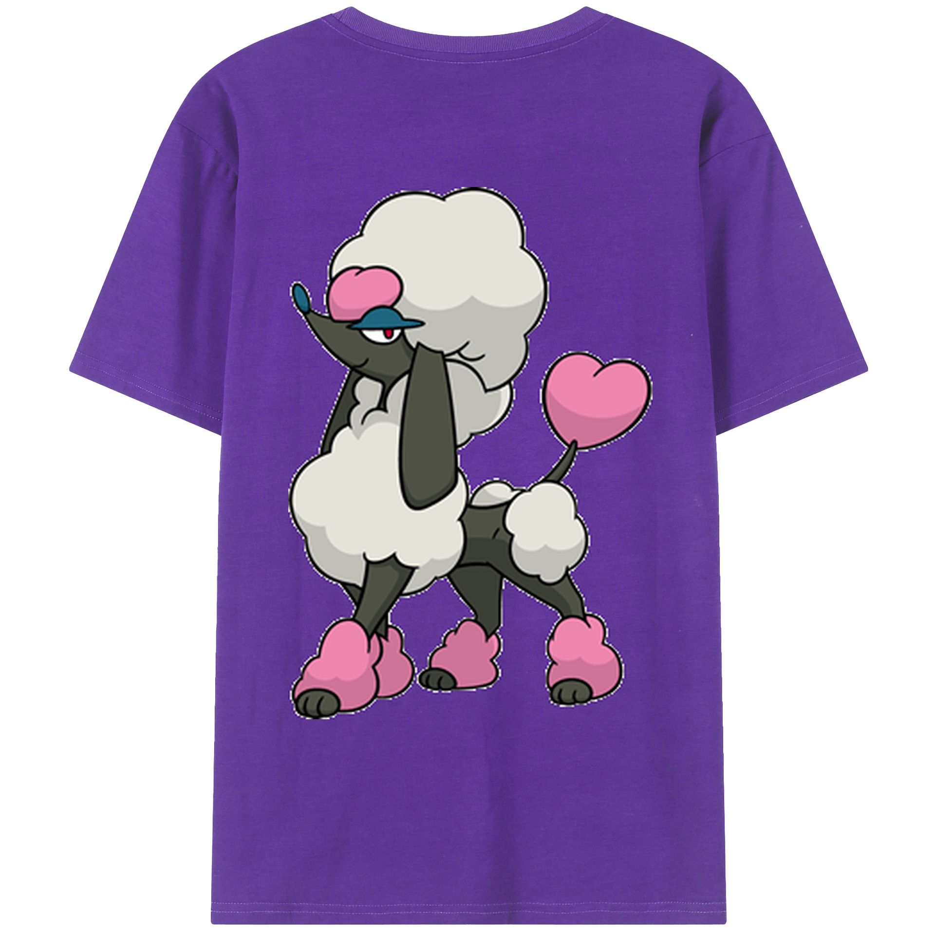 （画像用） ポケットモンスター Pokémon 綿100％ メンズ半袖Tシャツ（バックプリント） 通気性