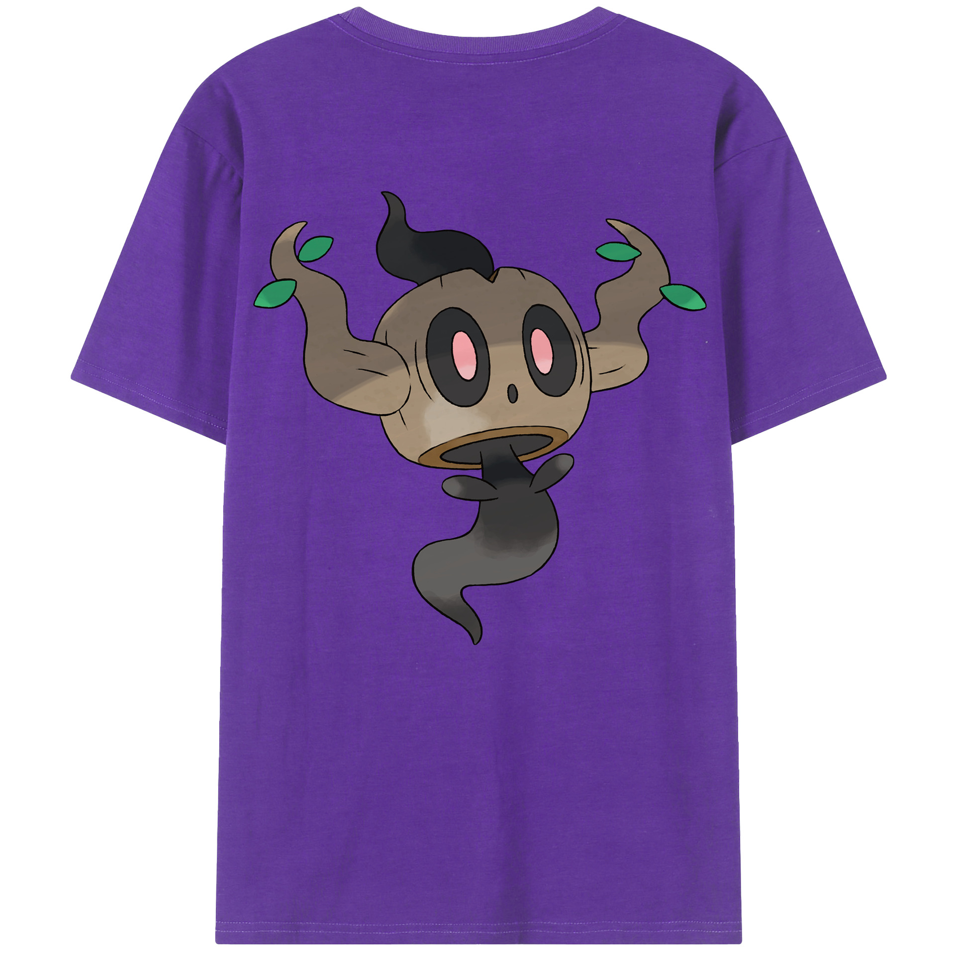 （画像用） ポケットモンスター Pokémon 綿100％ メンズ半袖Tシャツ（バックプリント） 通気性