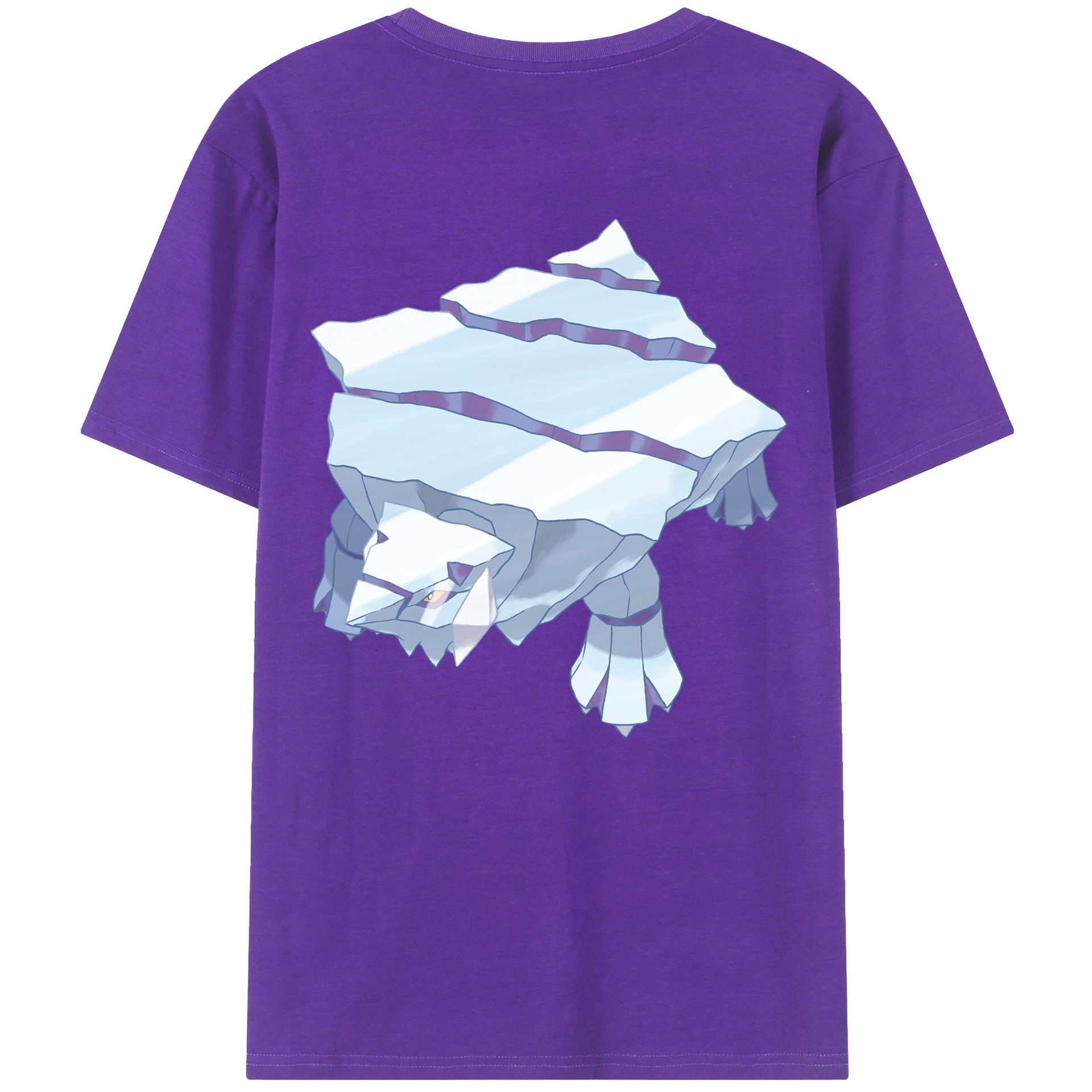 （画像用） ポケットモンスター Pokémon 綿100％ メンズ半袖Tシャツ（バックプリント） 通気性
