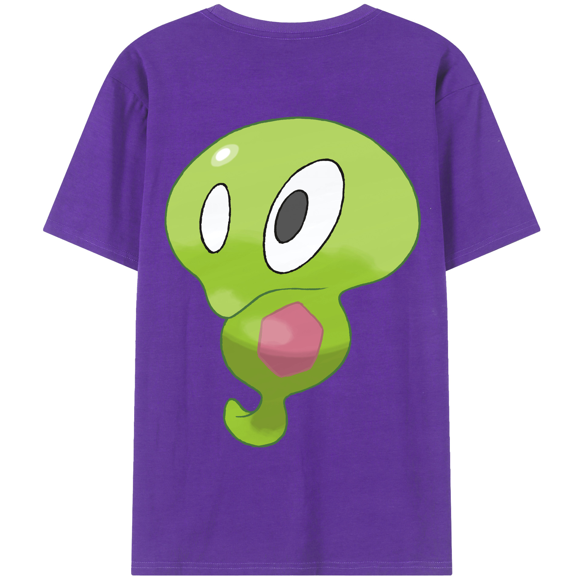 （画像用） ポケットモンスター Pokémon 綿100％ メンズ半袖Tシャツ（バックプリント） 通気性