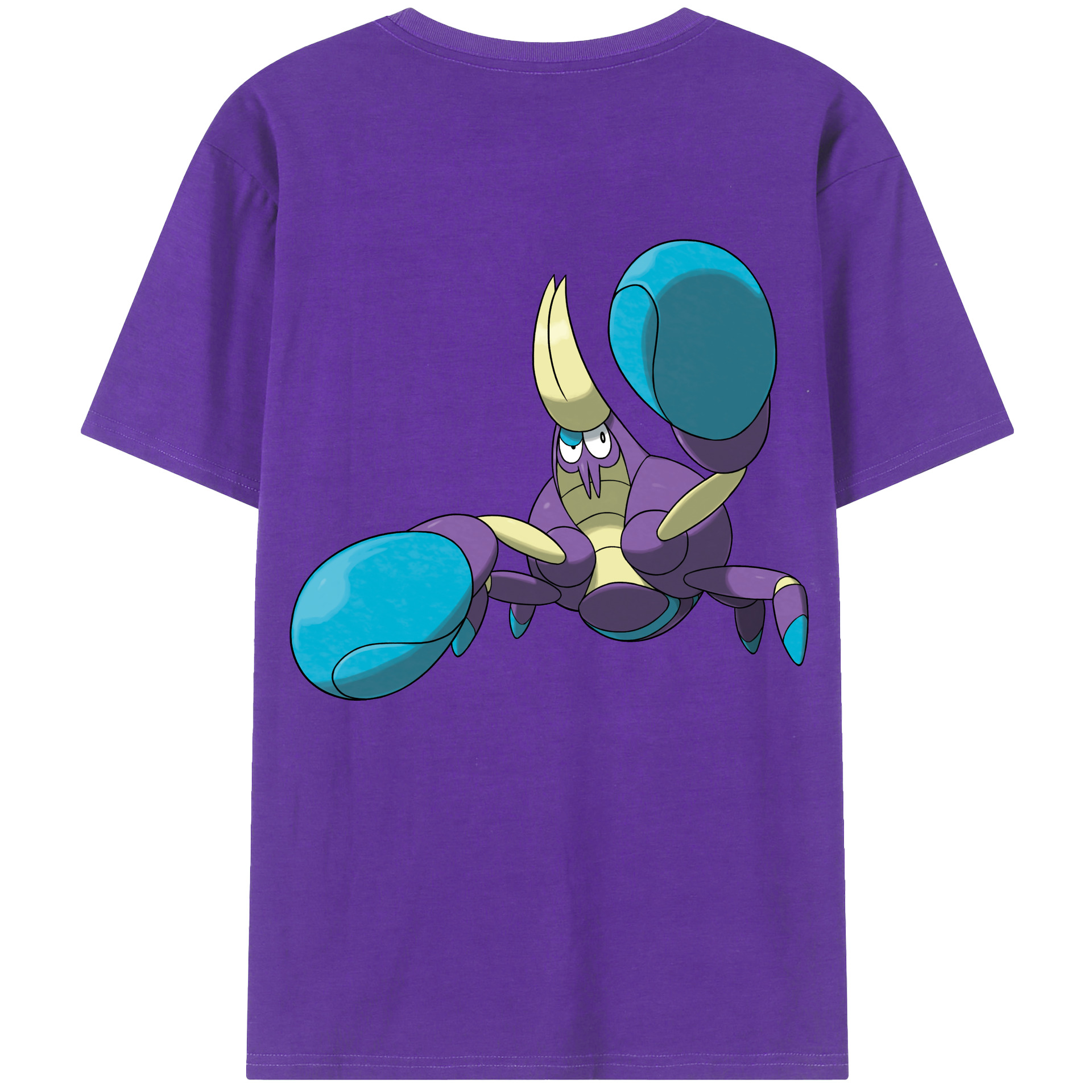 （画像用） ポケットモンスター Pokémon 綿100％ メンズ半袖Tシャツ（バックプリント） 通気性