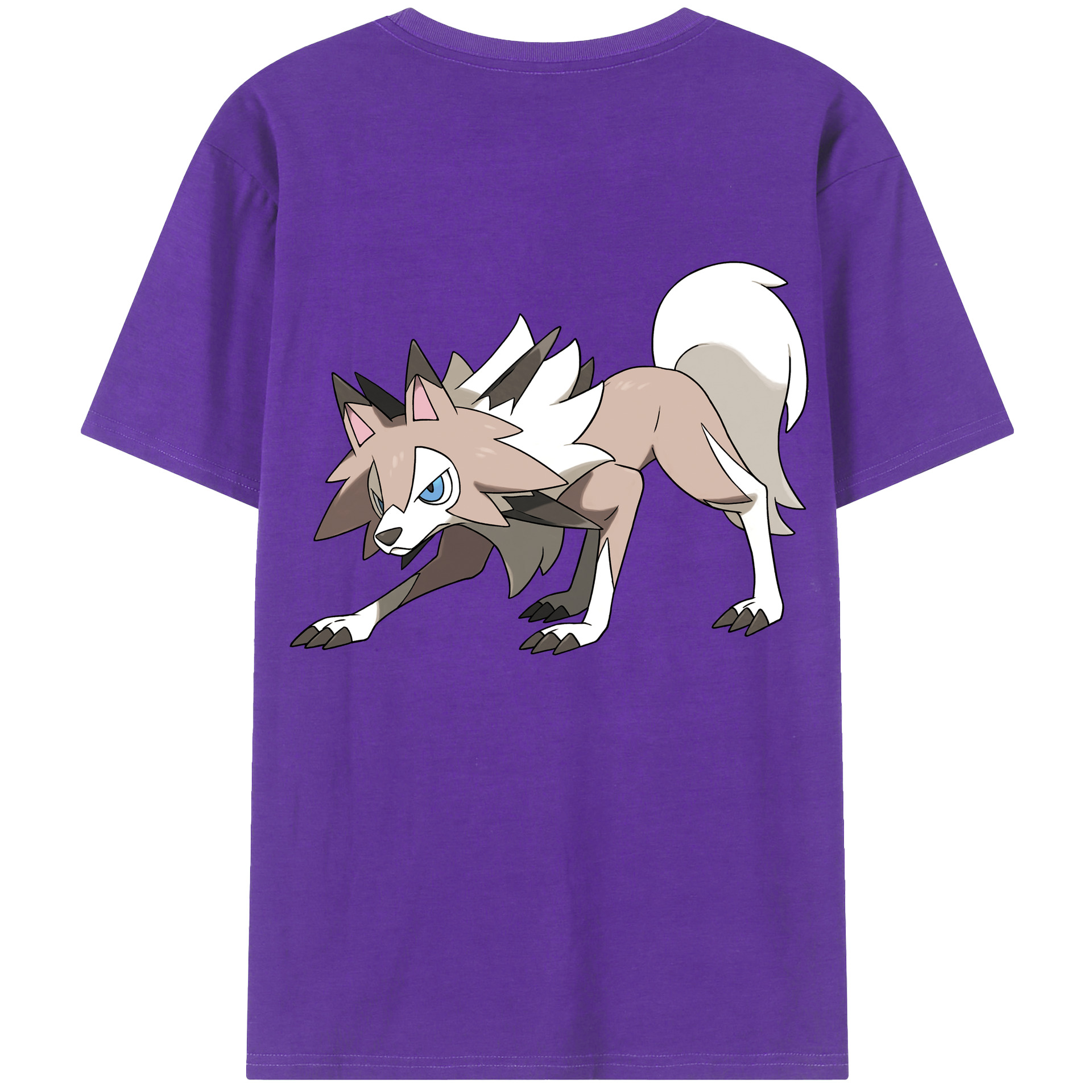 （画像用） ポケットモンスター Pokémon 綿100％ メンズ半袖Tシャツ（バックプリント） 通気性
