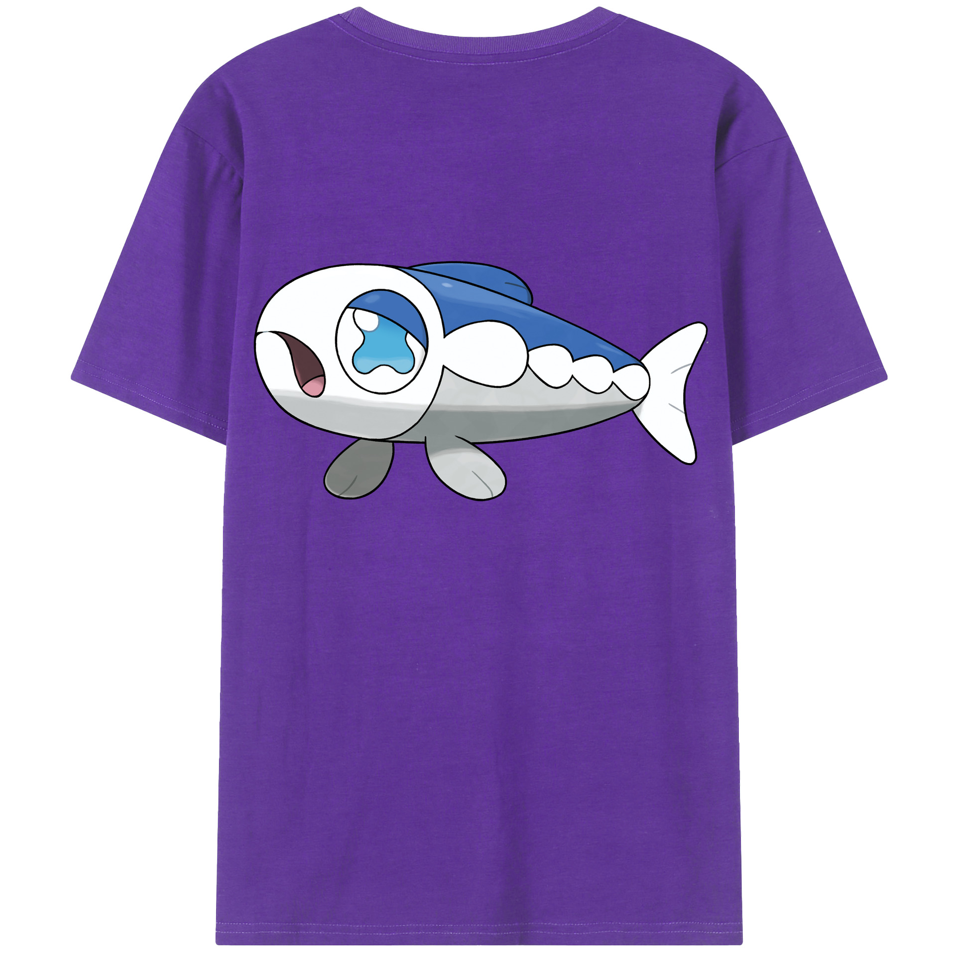 （画像用） ポケットモンスター Pokémon 綿100％ メンズ半袖Tシャツ（バックプリント） 通気性
