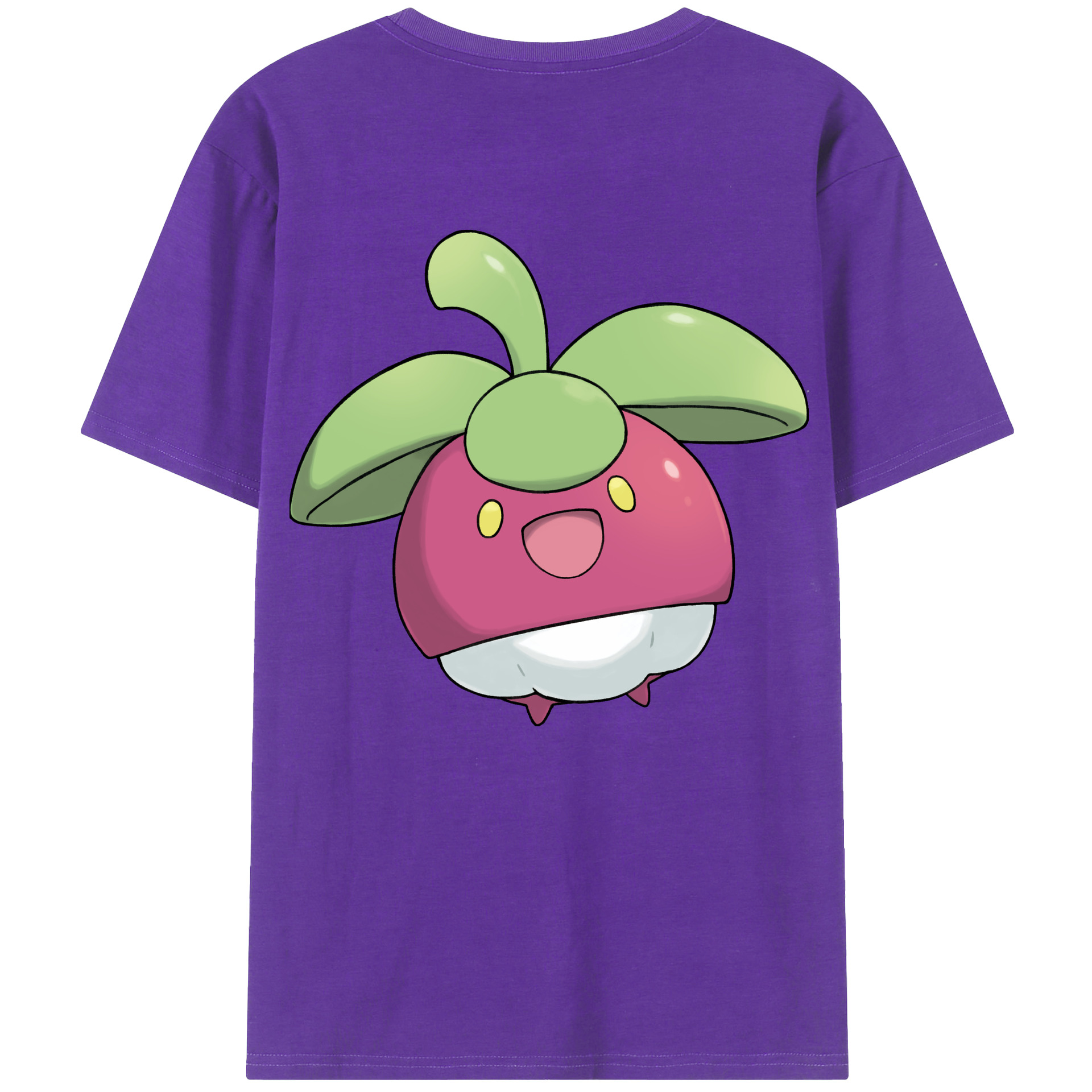 （画像用） ポケットモンスター Pokémon 綿100％ メンズ半袖Tシャツ（バックプリント） 通気性