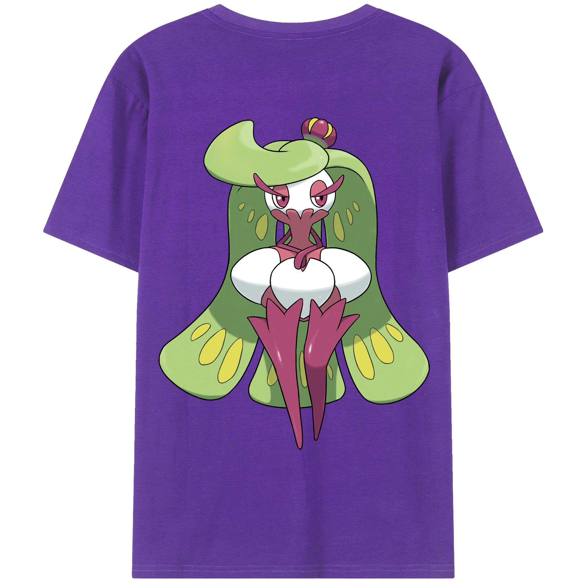 （画像用） ポケットモンスター Pokémon 綿100％ メンズ半袖Tシャツ（バックプリント） 通気性