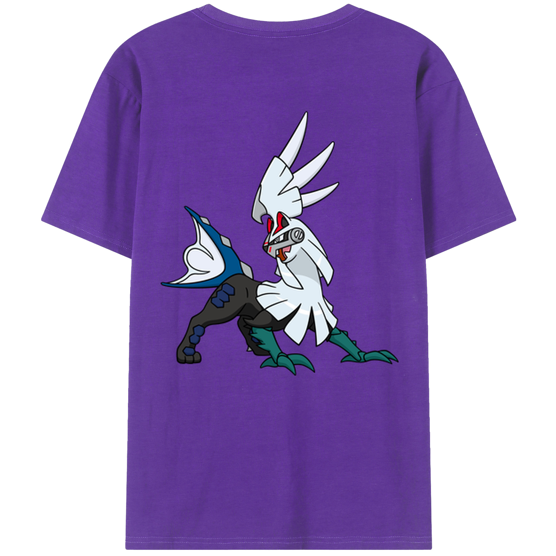 （画像用） ポケットモンスター Pokémon 綿100％ メンズ半袖Tシャツ（バックプリント） 通気性