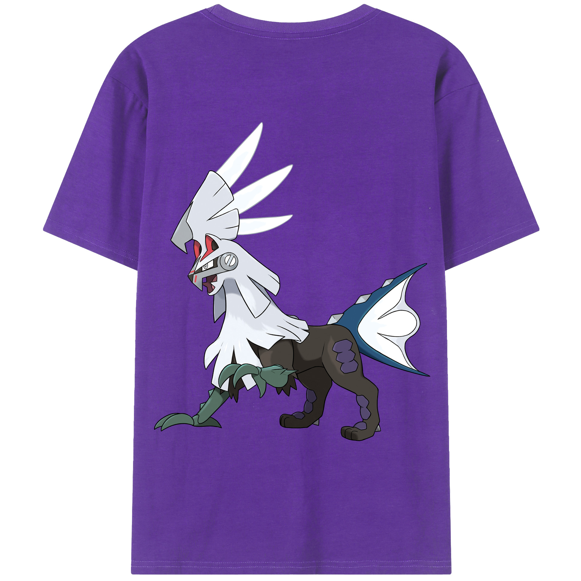 （画像用） ポケットモンスター Pokémon 綿100％ メンズ半袖Tシャツ（バックプリント） 通気性