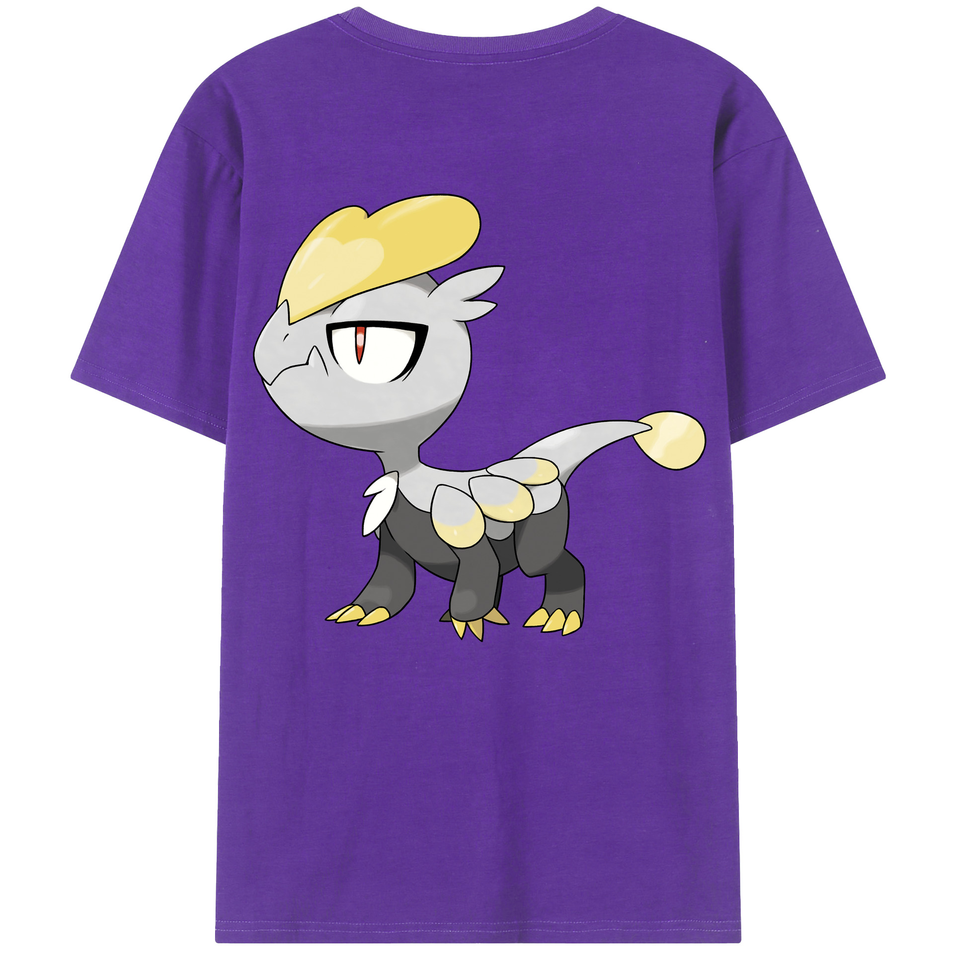 （画像用） ポケットモンスター Pokémon 綿100％ メンズ半袖Tシャツ（バックプリント） 通気性
