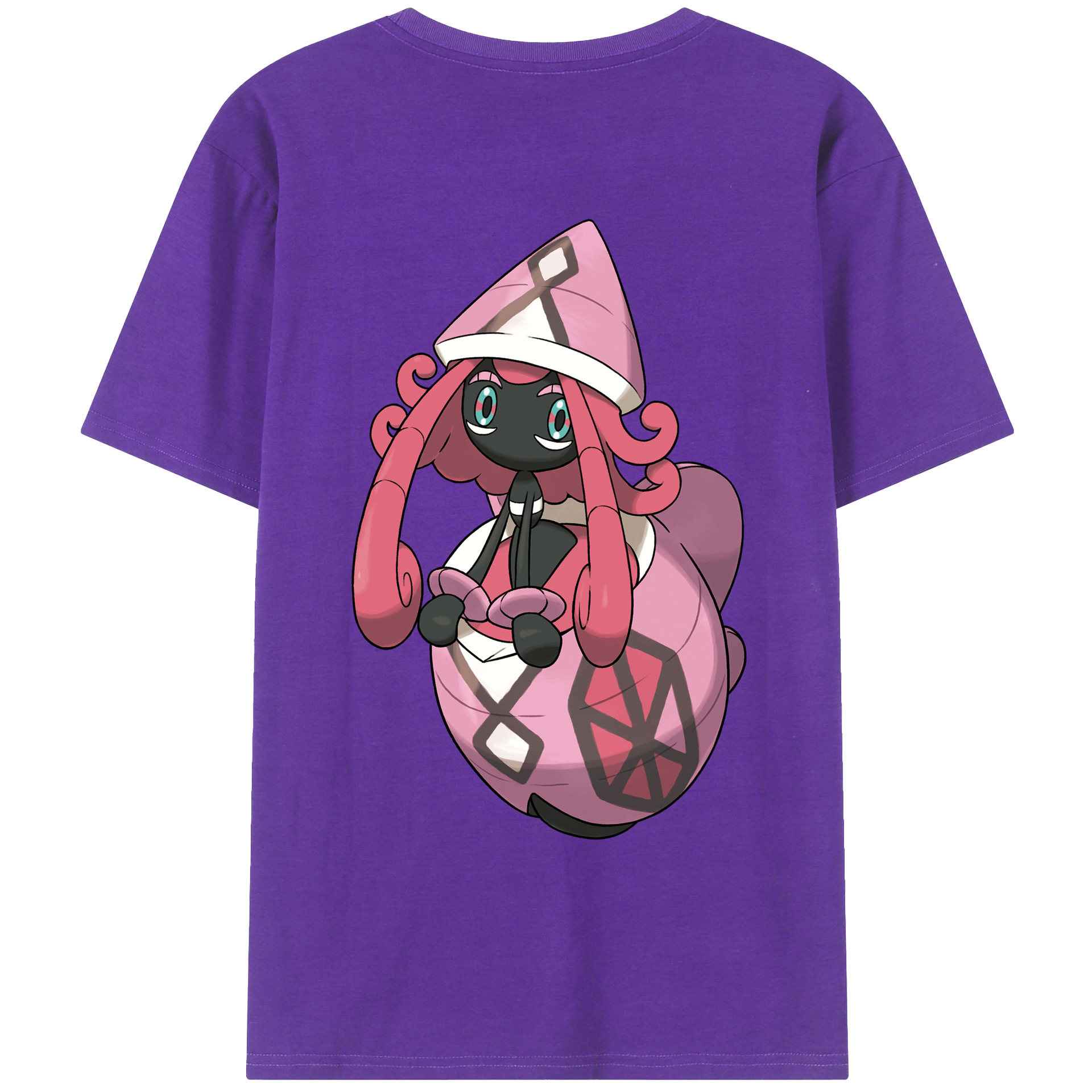 （画像用） ポケットモンスター Pokémon 綿100％ メンズ半袖Tシャツ（バックプリント） 通気性