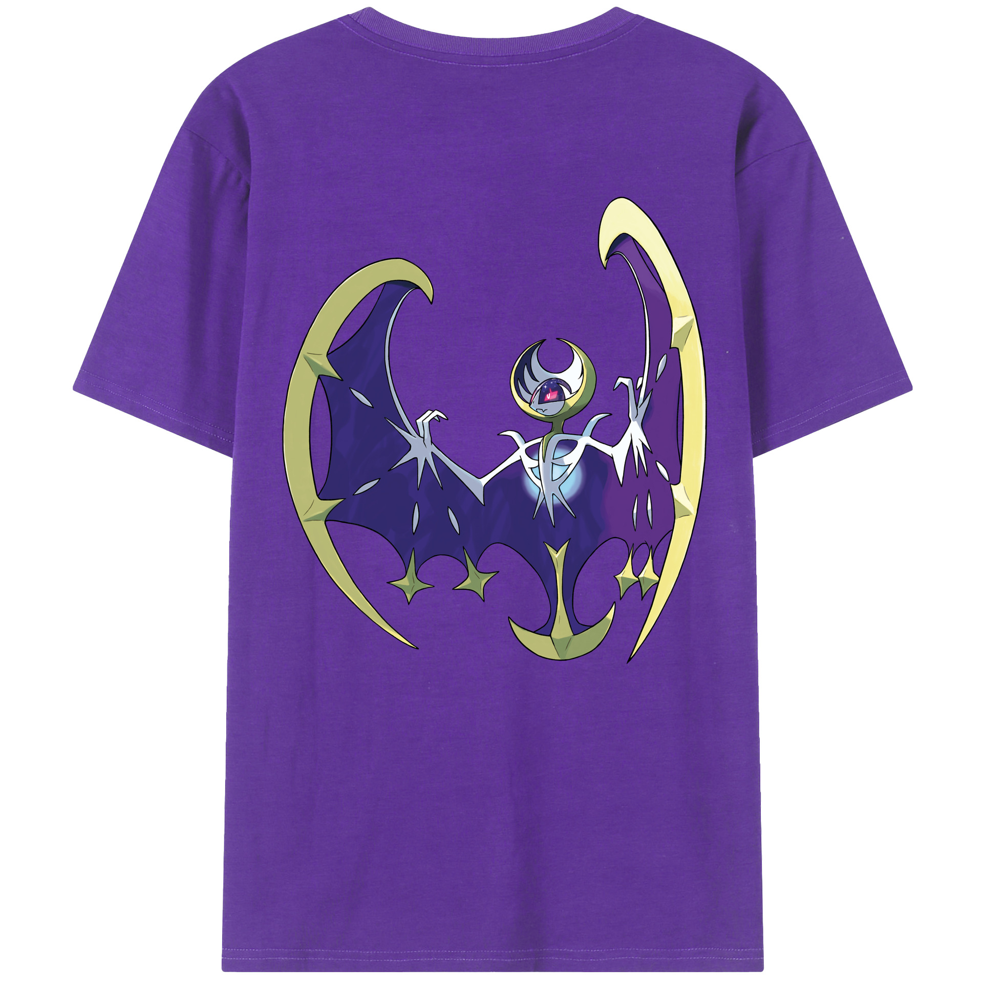 （画像用） ポケットモンスター Pokémon 綿100％ メンズ半袖Tシャツ（バックプリント） 通気性