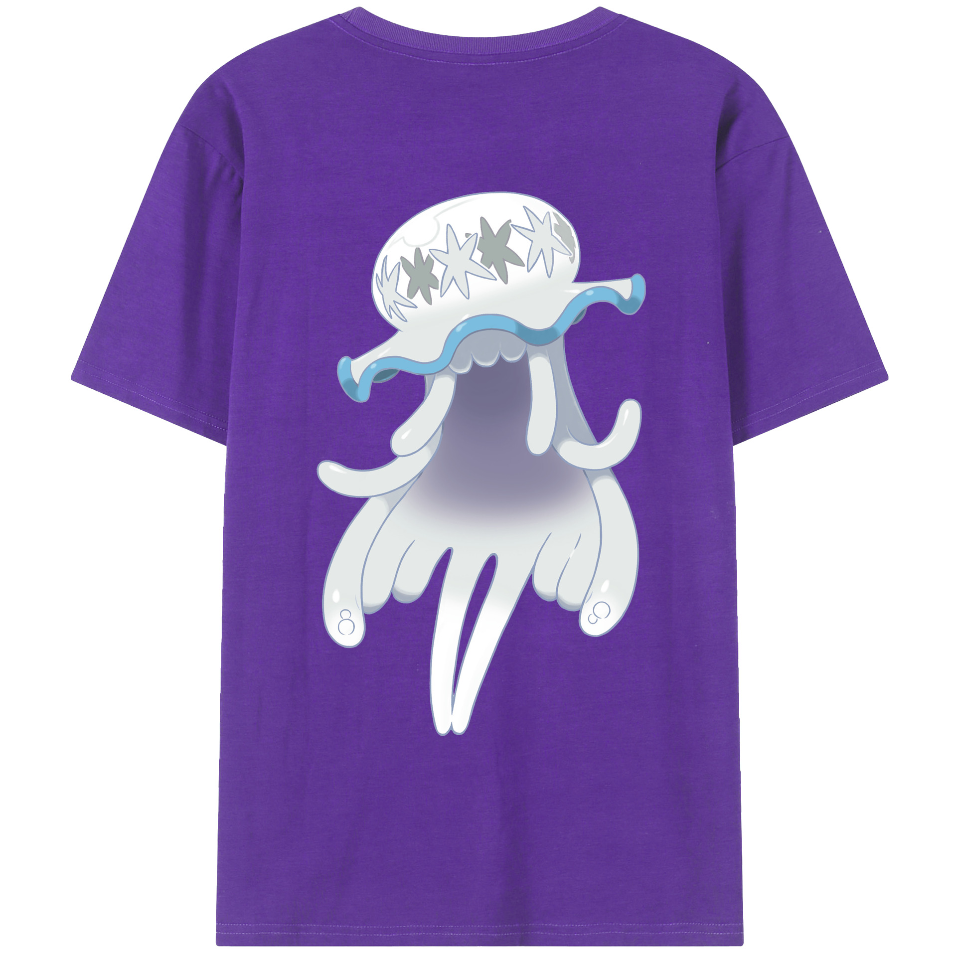 （画像用） ポケットモンスター Pokémon 綿100％ メンズ半袖Tシャツ（バックプリント） 通気性