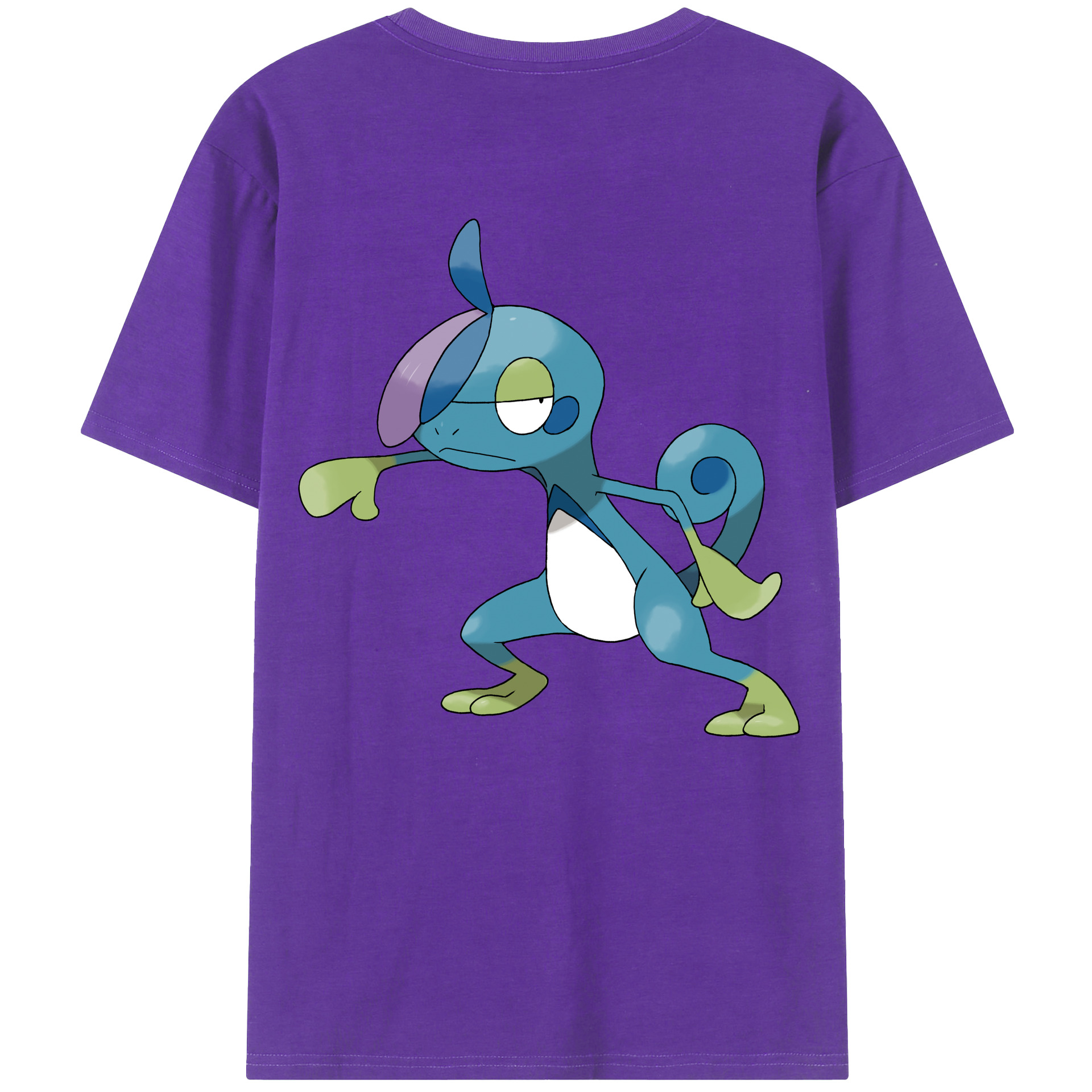 （画像用） ポケットモンスター Pokémon 綿100％ メンズ半袖Tシャツ（バックプリント） 通気性