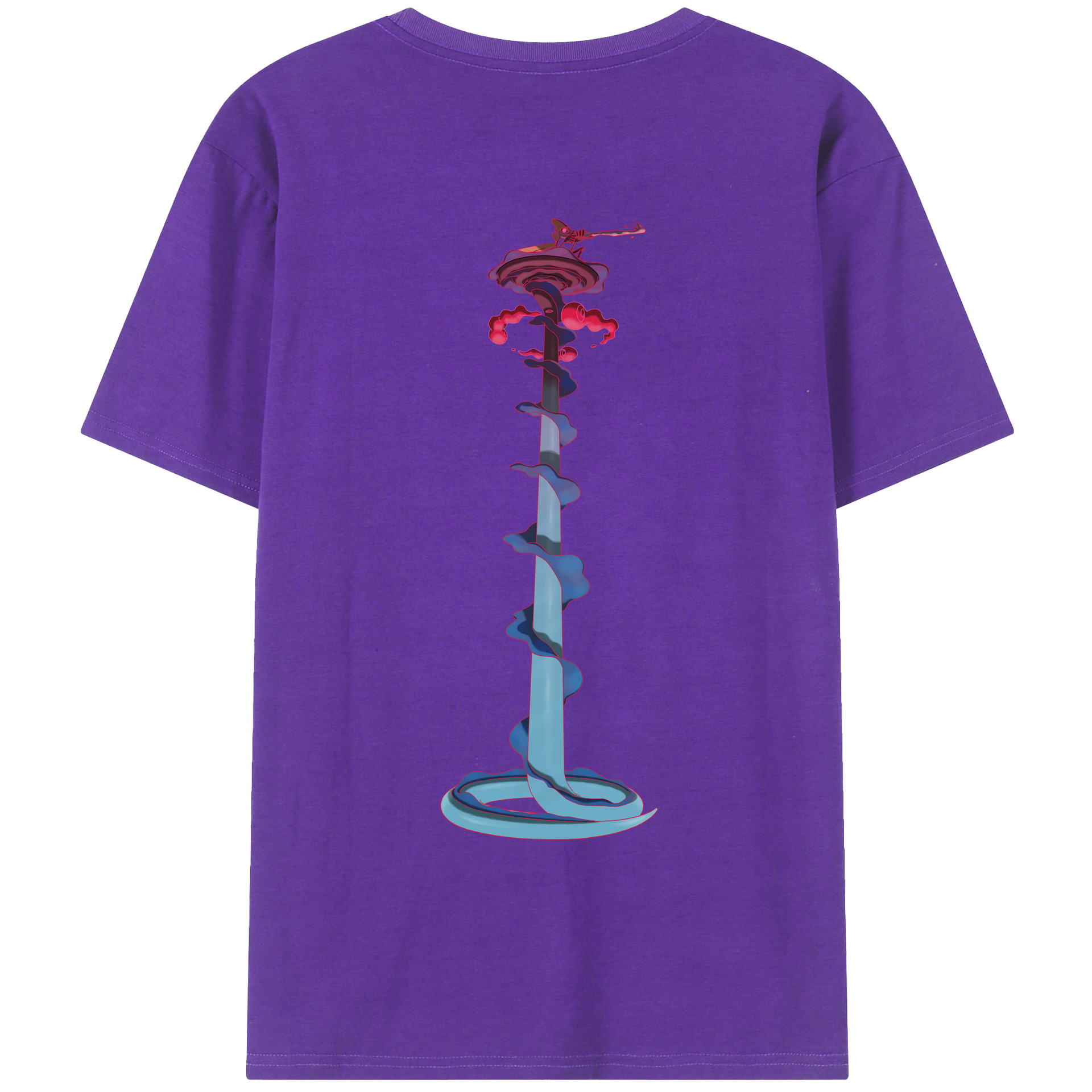 （画像用） ポケットモンスター Pokémon 綿100％ メンズ半袖Tシャツ（バックプリント） 通気性