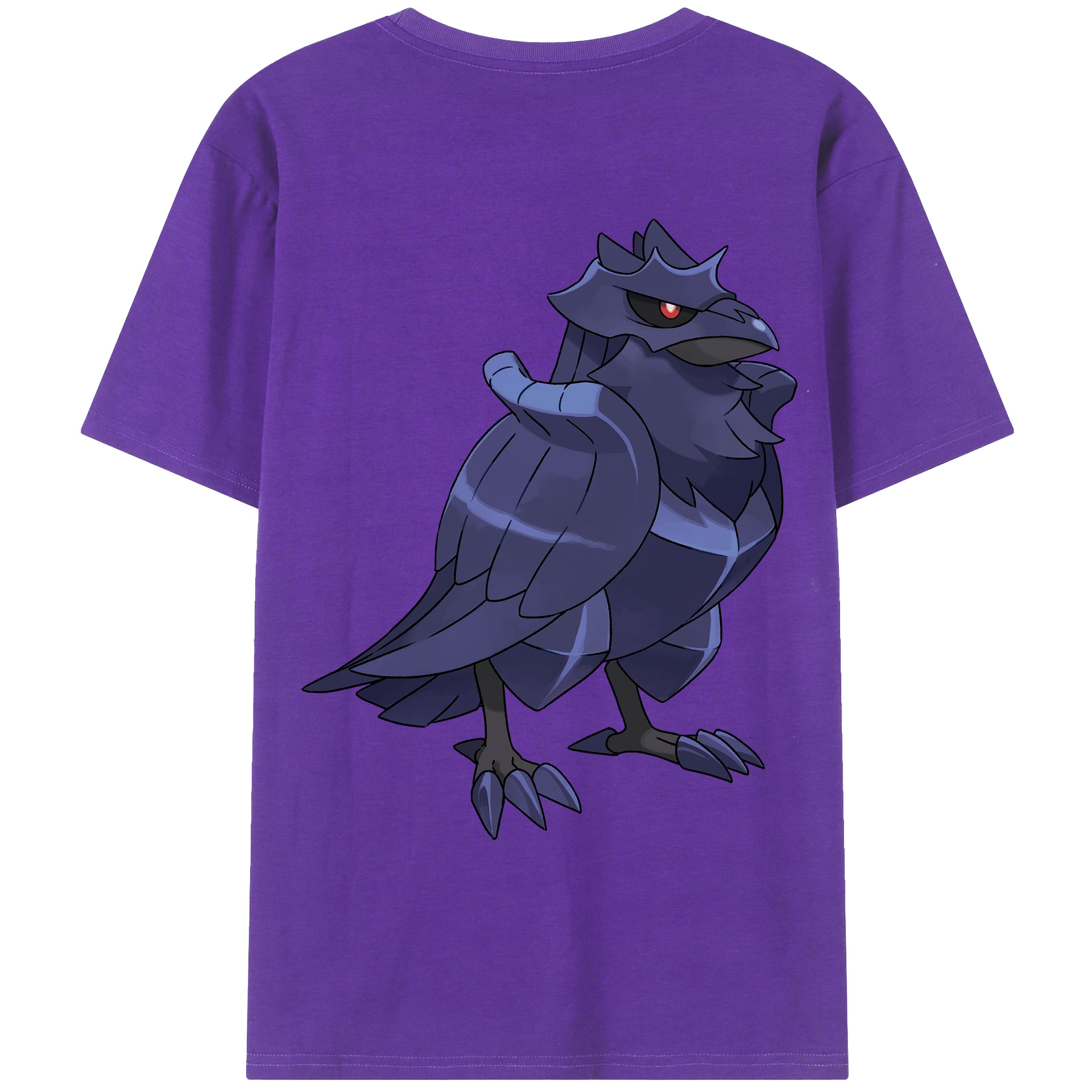 （画像用） ポケットモンスター Pokémon 綿100％ メンズ半袖Tシャツ（バックプリント） 通気性