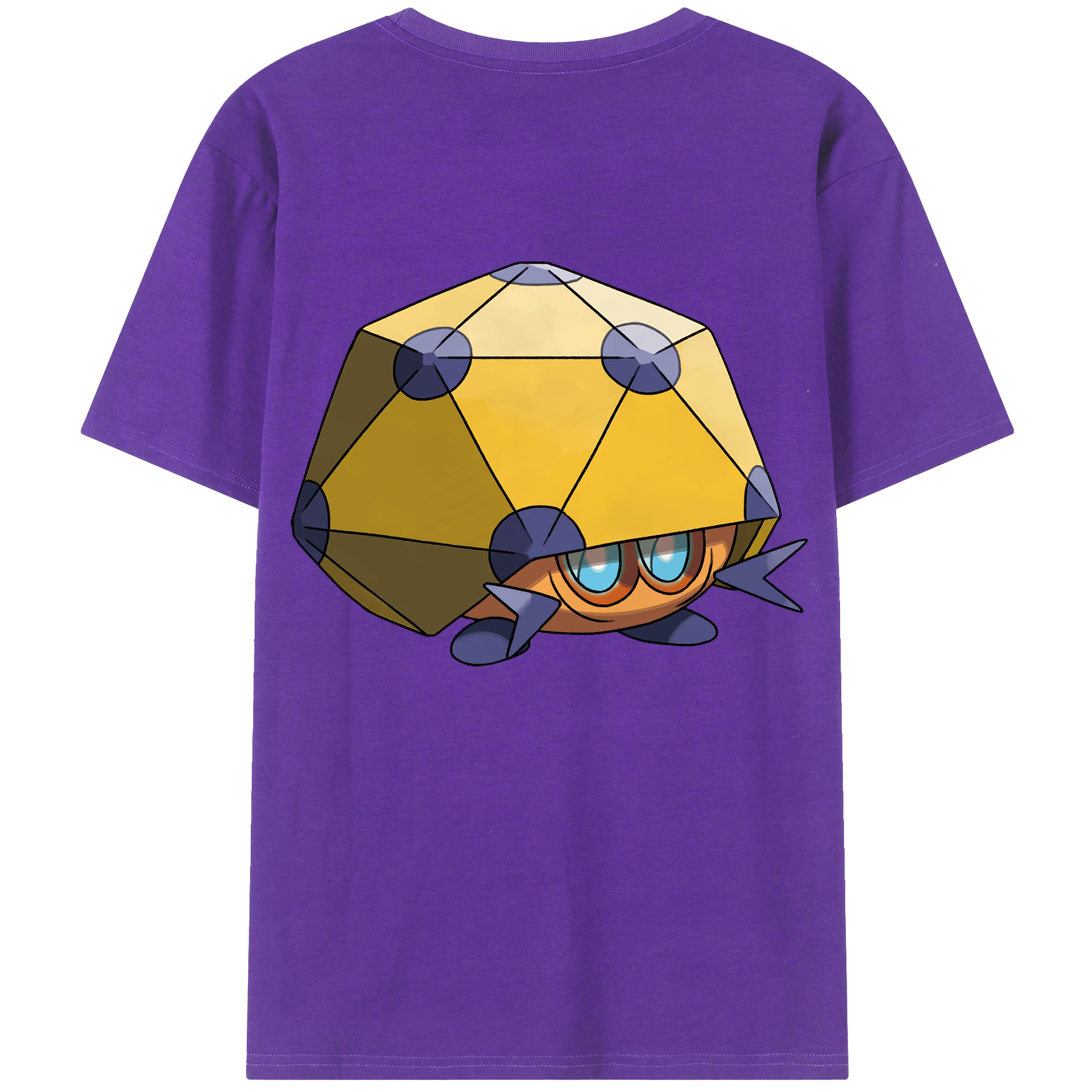 （画像用） ポケットモンスター Pokémon 綿100％ メンズ半袖Tシャツ（バックプリント） 通気性