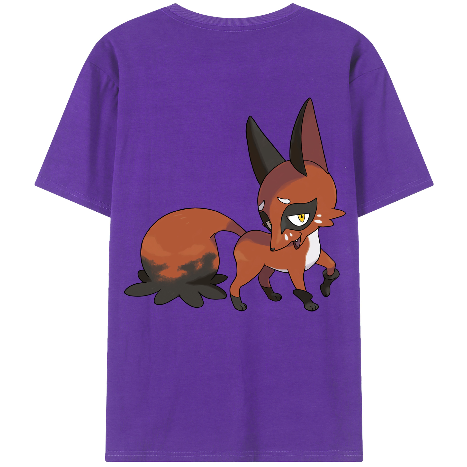 （画像用） ポケットモンスター Pokémon 綿100％ メンズ半袖Tシャツ（バックプリント） 通気性