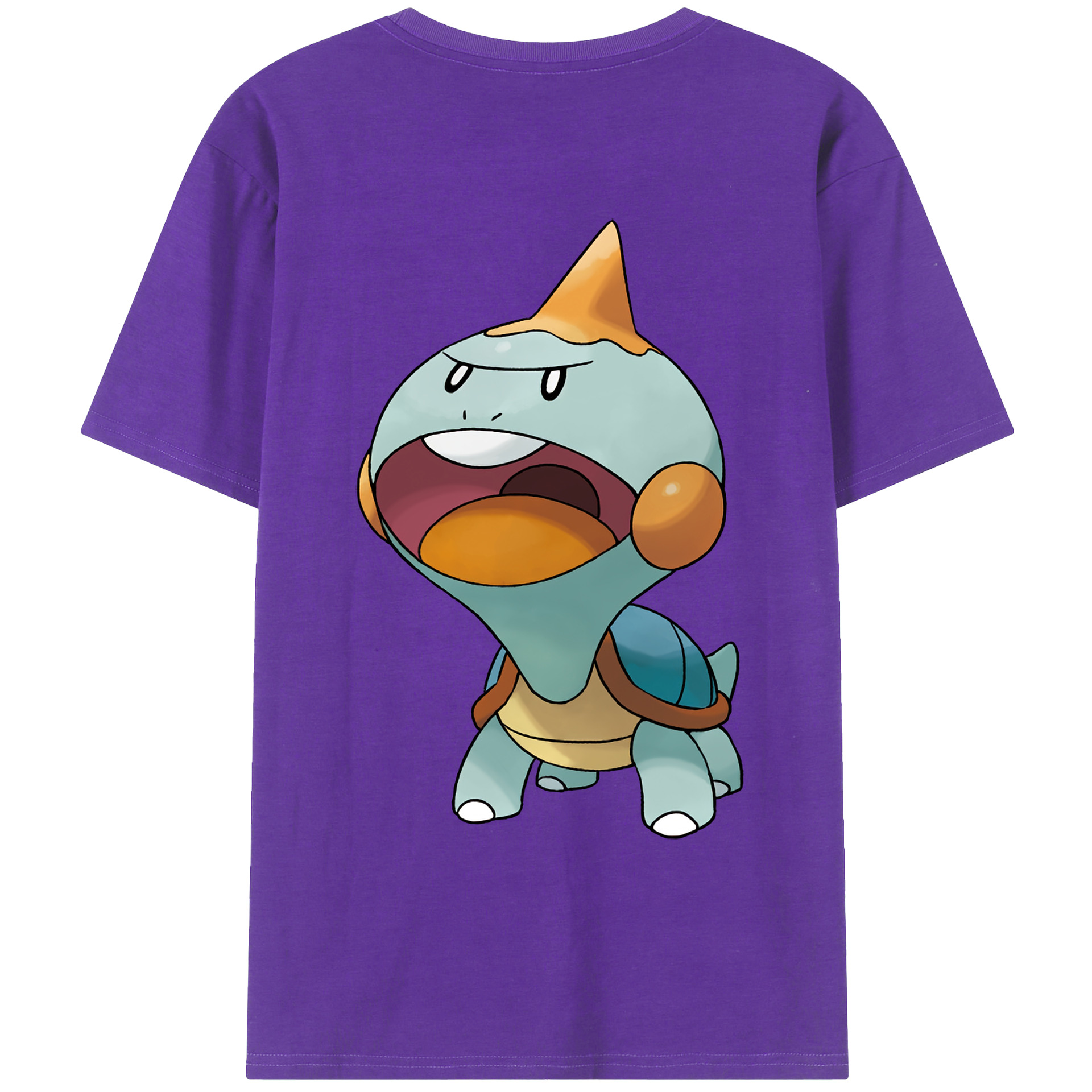 （画像用） ポケットモンスター Pokémon 綿100％ メンズ半袖Tシャツ（バックプリント） 通気性