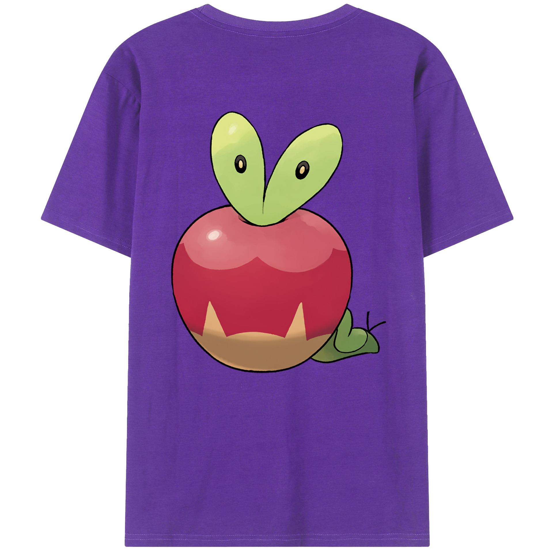 （画像用） ポケットモンスター Pokémon 綿100％ メンズ半袖Tシャツ（バックプリント） 通気性