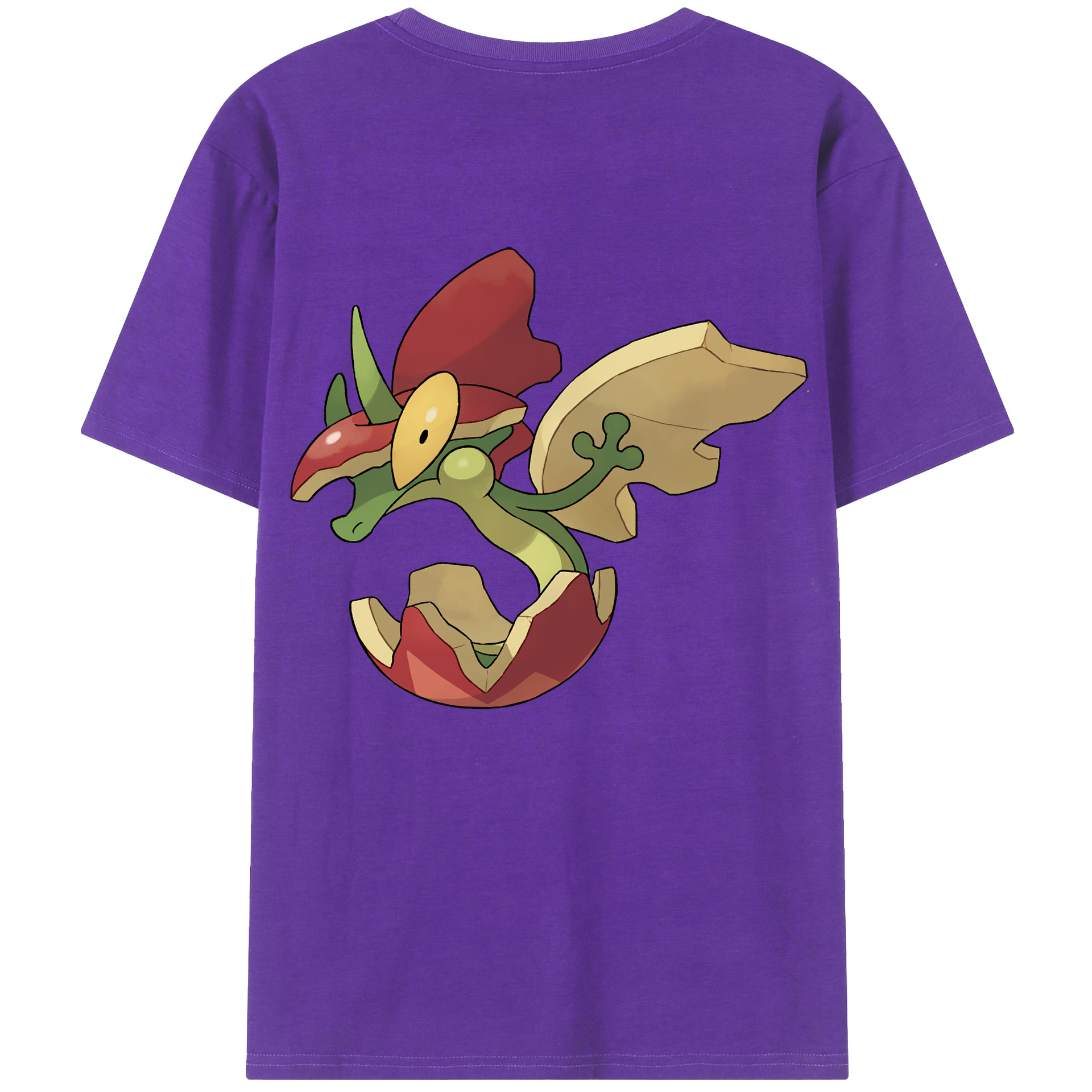 （画像用） ポケットモンスター Pokémon 綿100％ メンズ半袖Tシャツ（バックプリント） 通気性