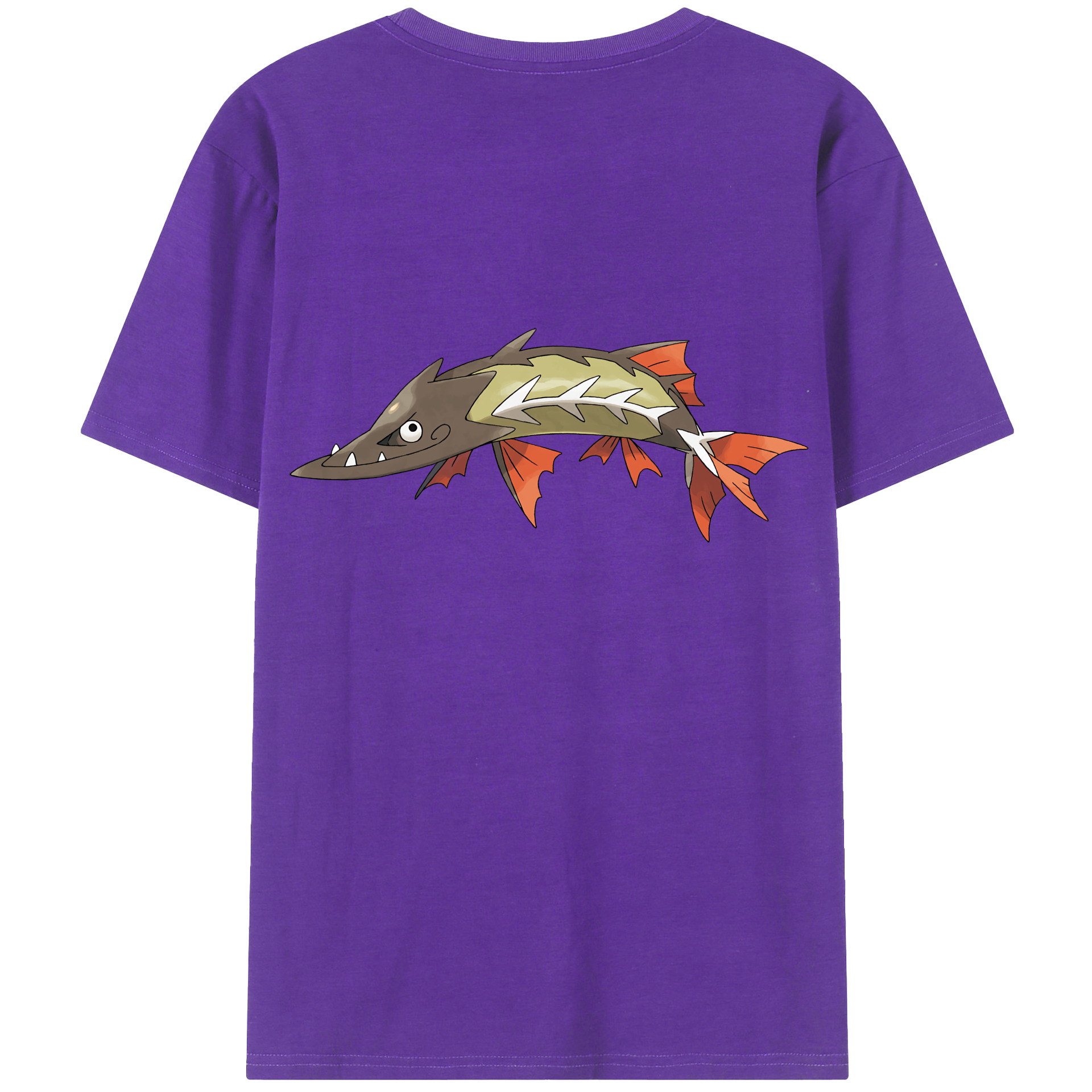 （画像用） ポケットモンスター Pokémon 綿100％ メンズ半袖Tシャツ（バックプリント） 通気性