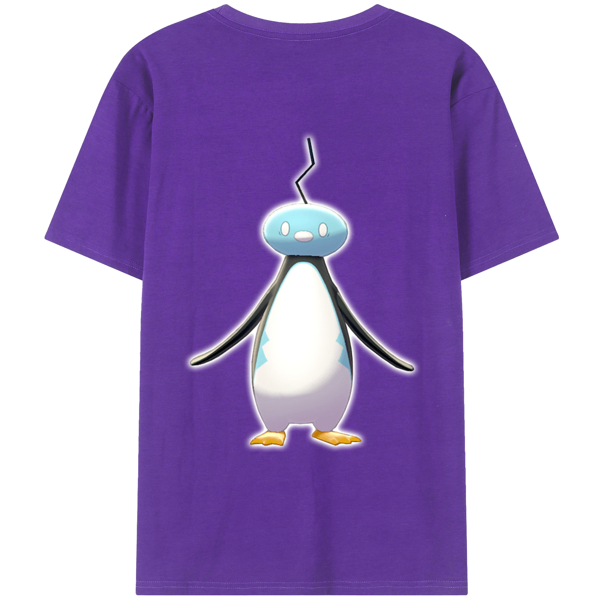 （画像用） ポケットモンスター Pokémon 綿100％ メンズ半袖Tシャツ（バックプリント） 通気性