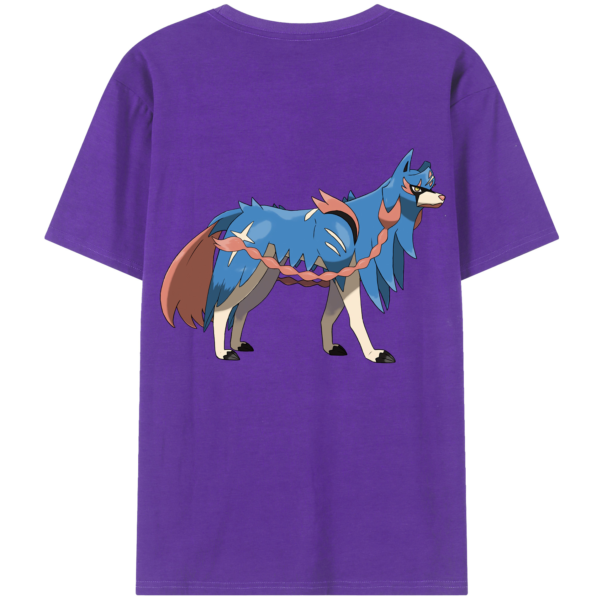 （画像用） ポケットモンスター Pokémon 綿100％ メンズ半袖Tシャツ（バックプリント） 通気性