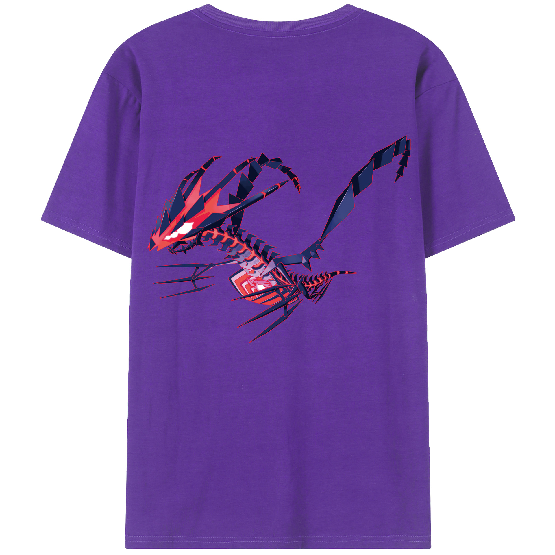 （画像用） ポケットモンスター Pokémon 綿100％ メンズ半袖Tシャツ（バックプリント） 通気性
