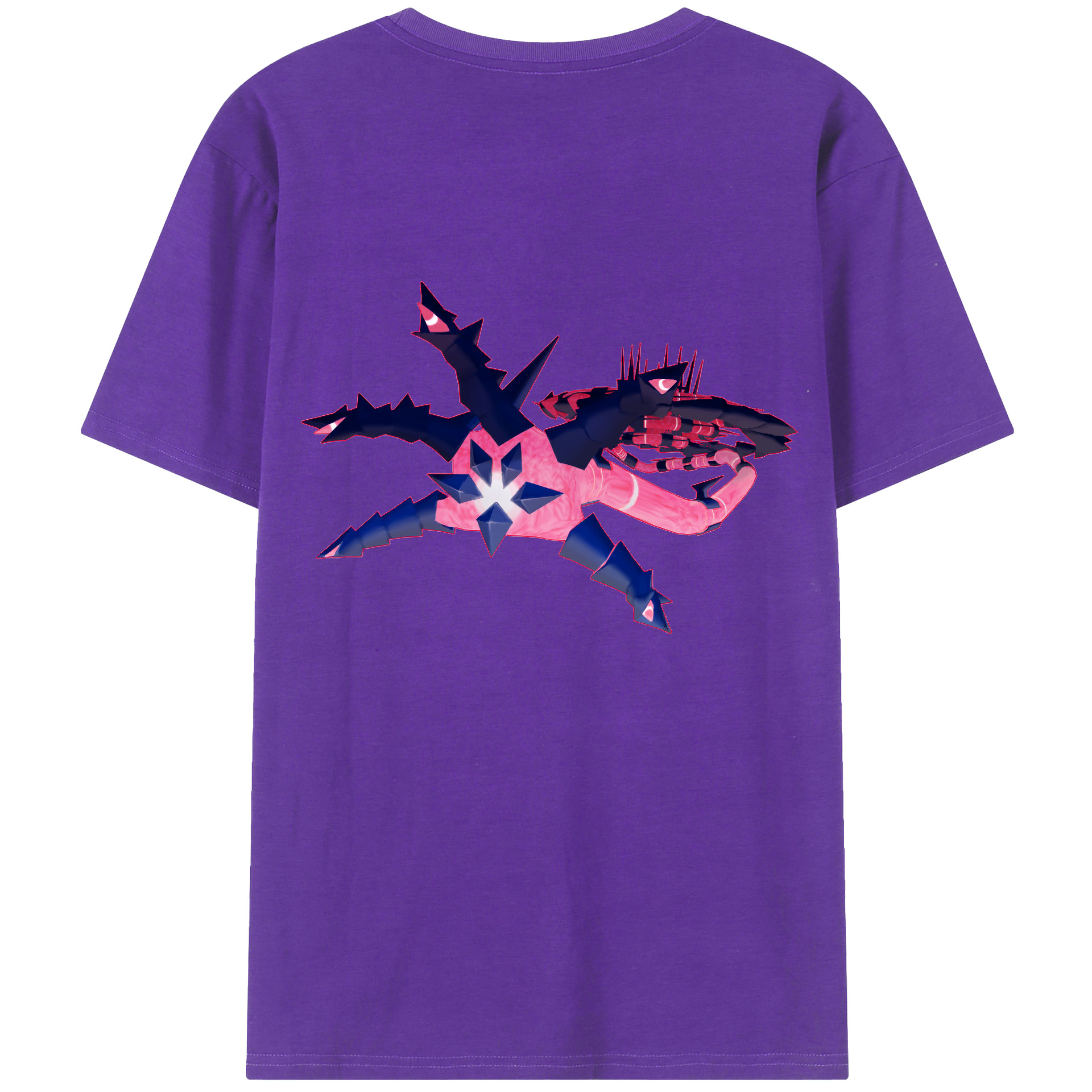（画像用） ポケットモンスター Pokémon 綿100％ メンズ半袖Tシャツ（バックプリント） 通気性