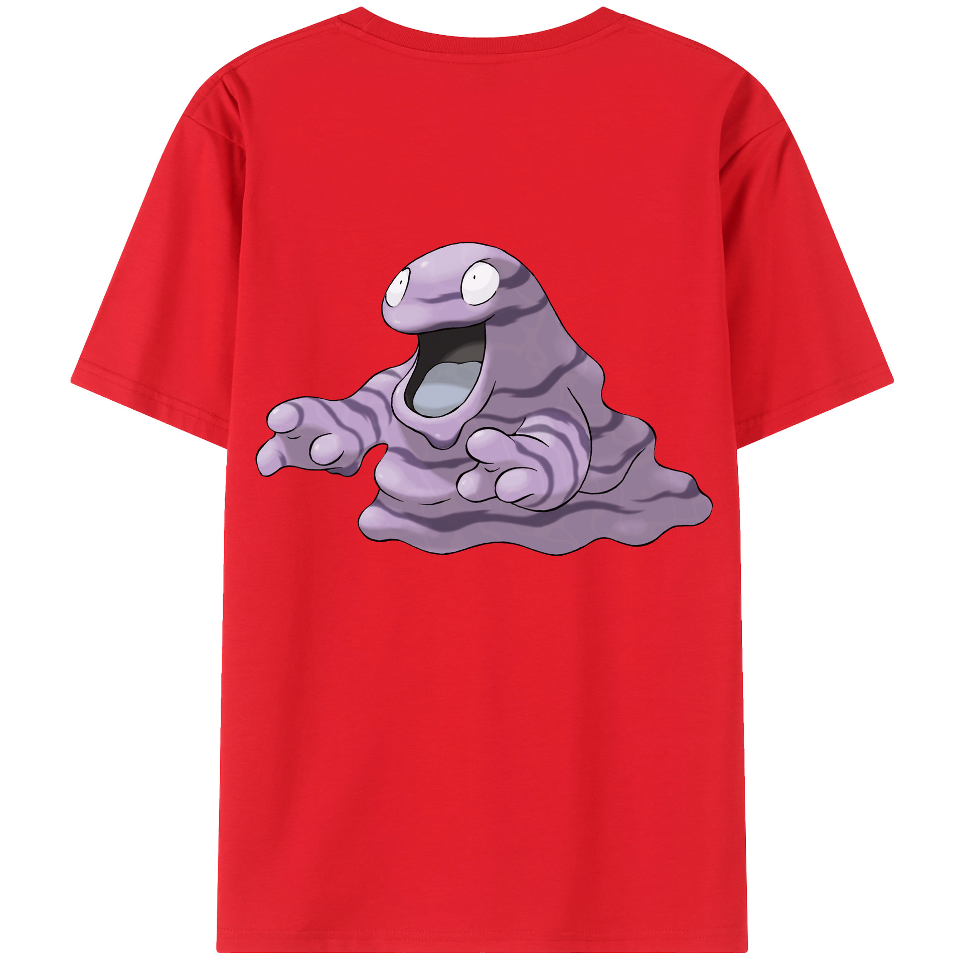 （画像用） ポケットモンスター Pokémon 綿100％ メンズ半袖Tシャツ（バックプリント） 通気性