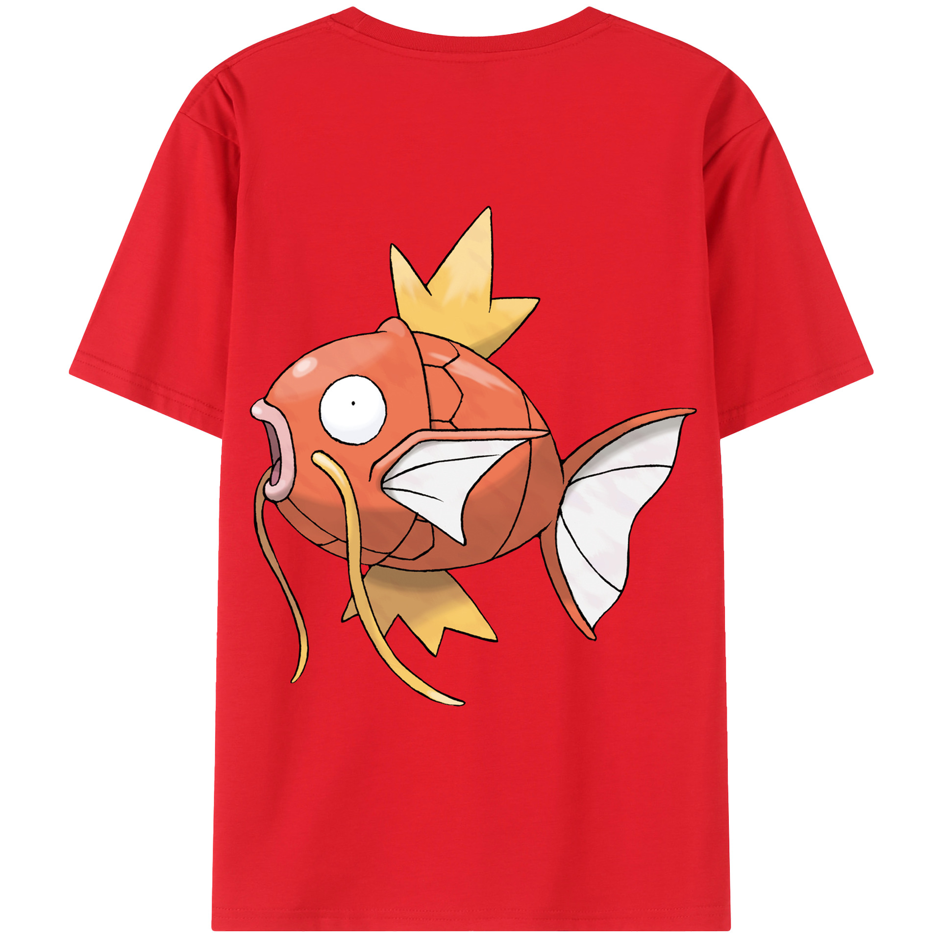 （画像用） ポケットモンスター Pokémon 綿100％ メンズ半袖Tシャツ（バックプリント） 通気性