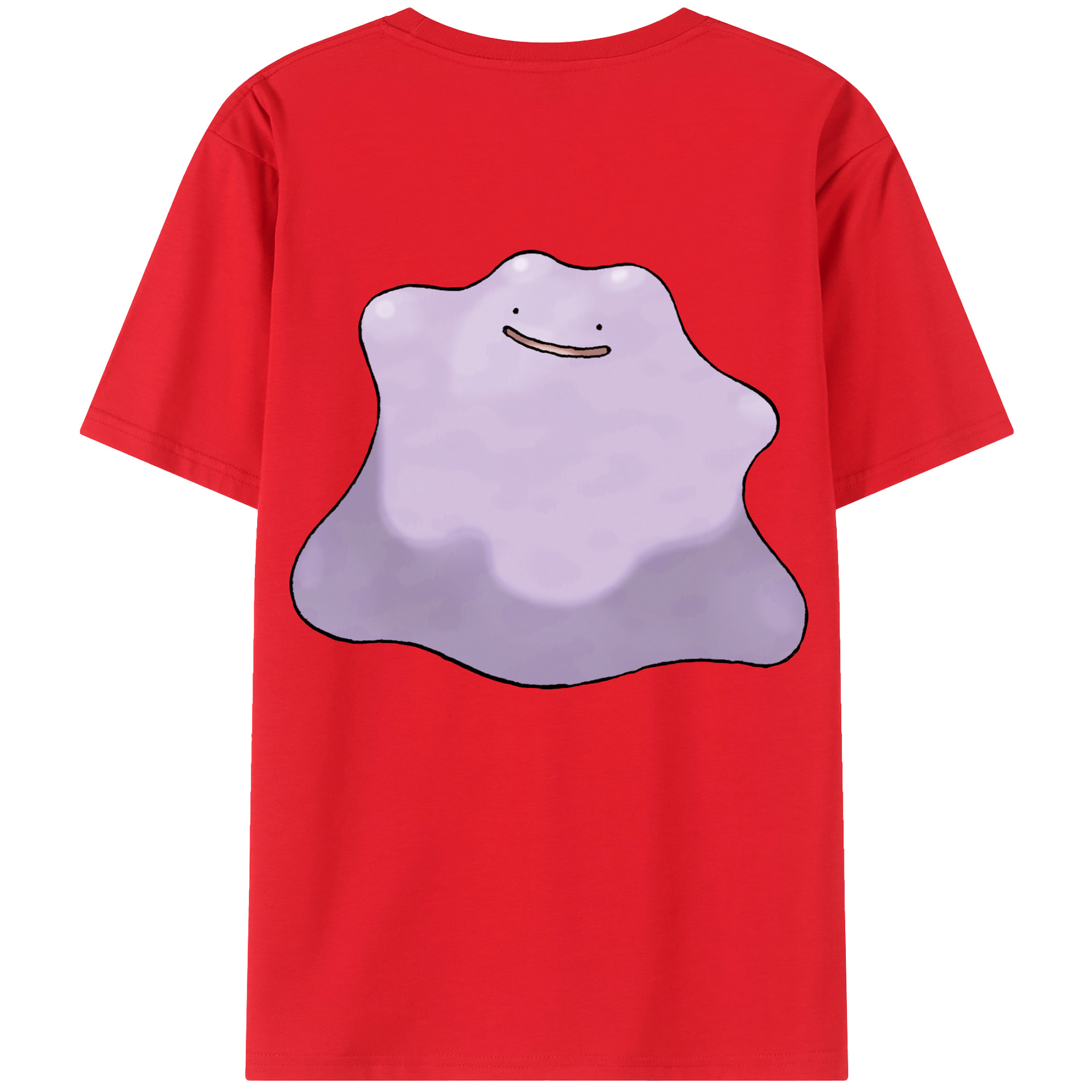 （画像用） ポケットモンスター Pokémon 綿100％ メンズ半袖Tシャツ（バックプリント） 通気性