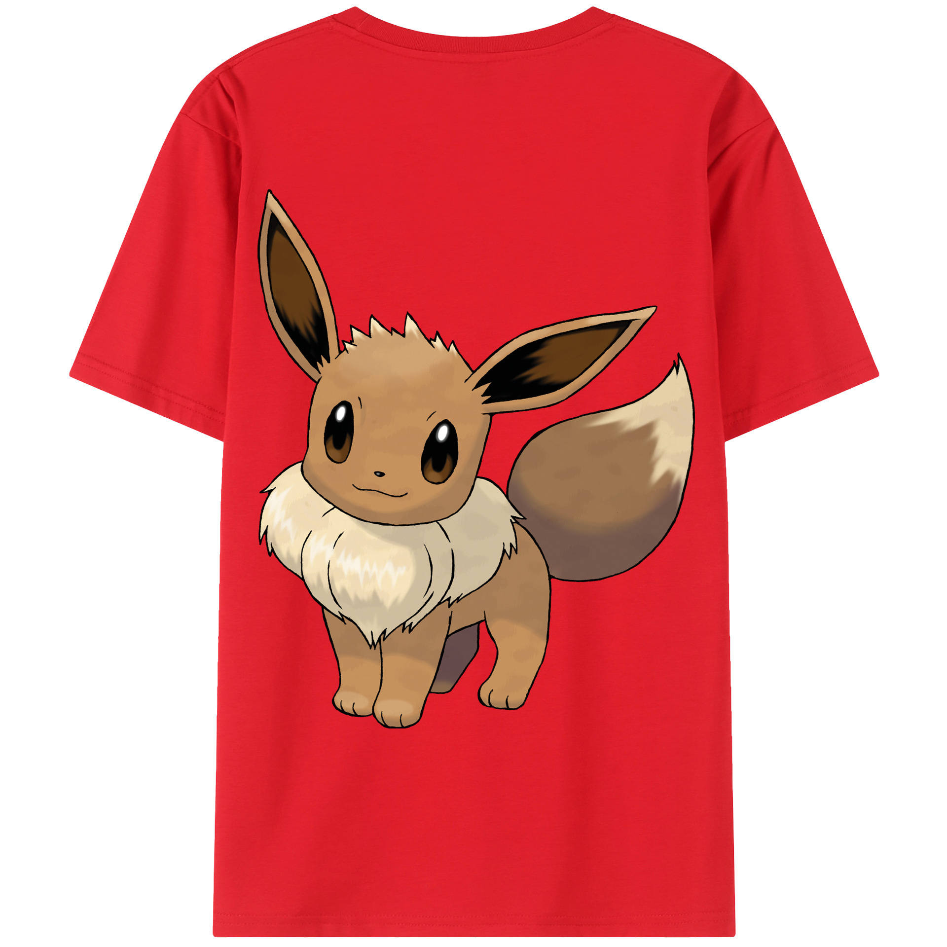 （画像用） ポケットモンスター Pokémon 綿100％ メンズ半袖Tシャツ（バックプリント） 通気性
