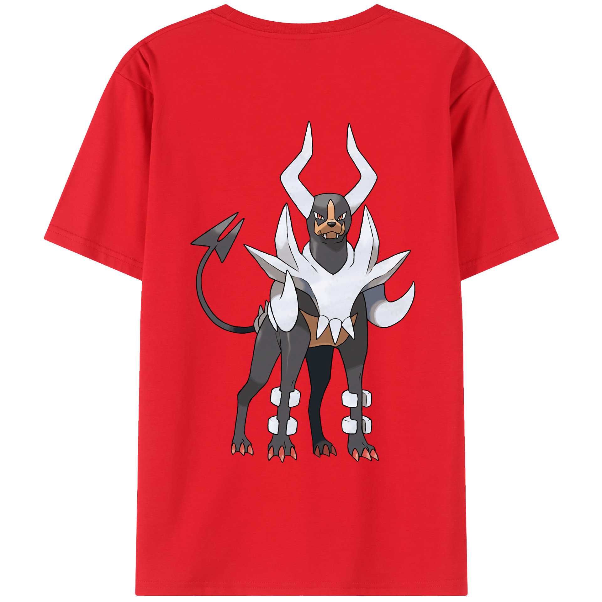 （画像用） ポケットモンスター Pokémon 綿100％ メンズ半袖Tシャツ（バックプリント） 通気性