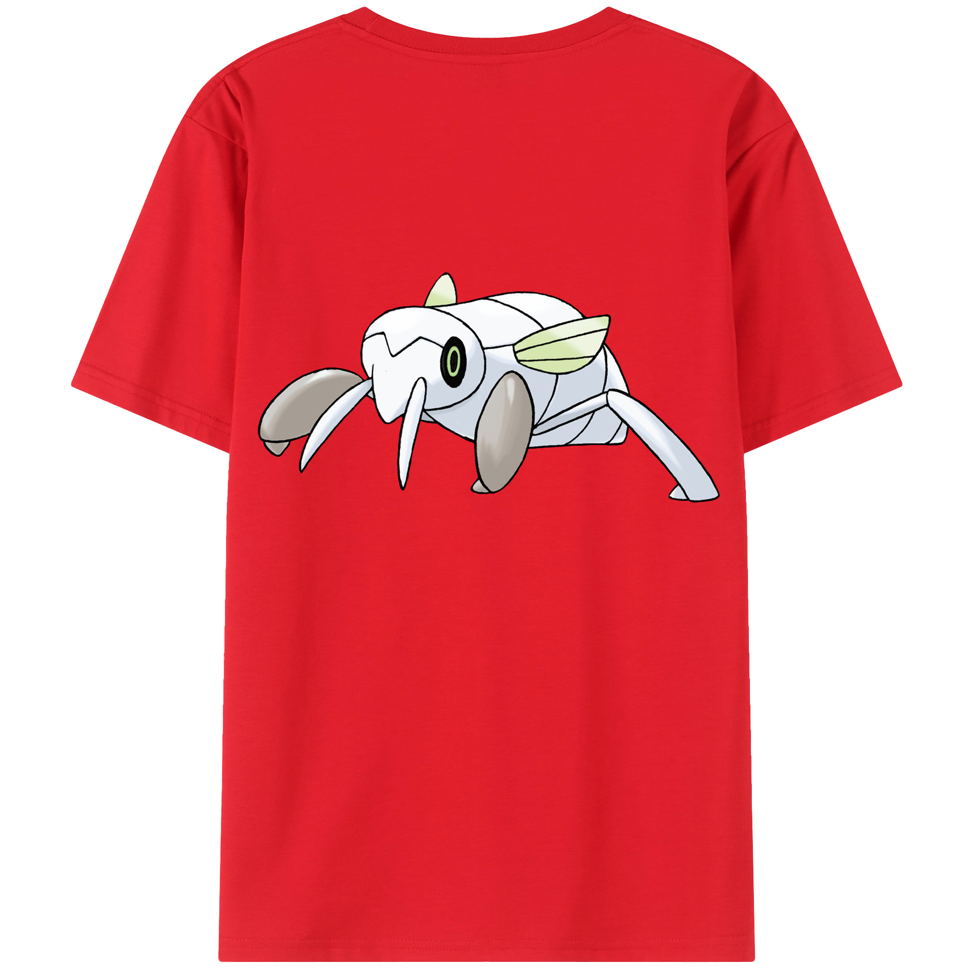 （画像用） ポケットモンスター Pokémon 綿100％ メンズ半袖Tシャツ（バックプリント） 通気性