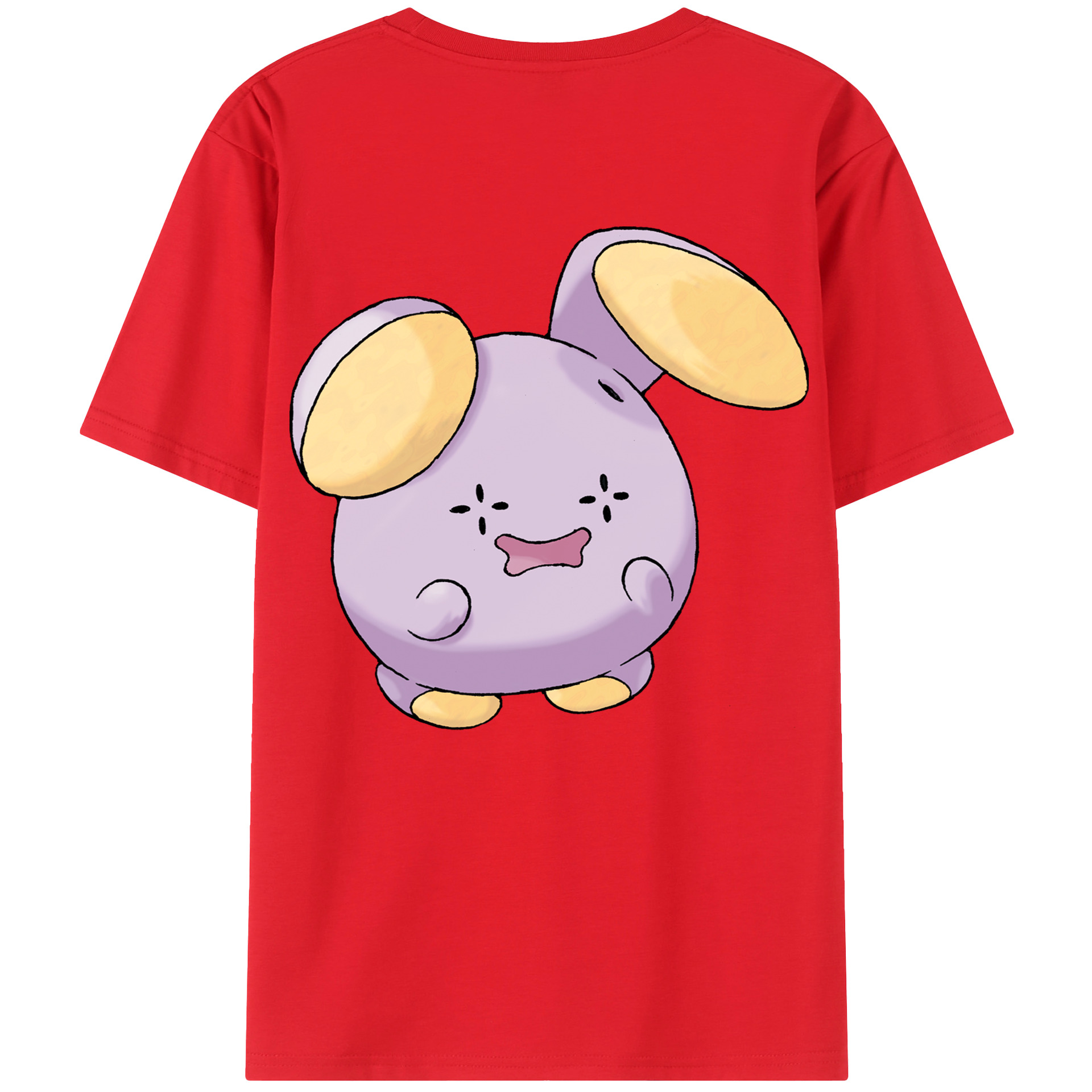 （画像用） ポケットモンスター Pokémon 綿100％ メンズ半袖Tシャツ（バックプリント） 通気性