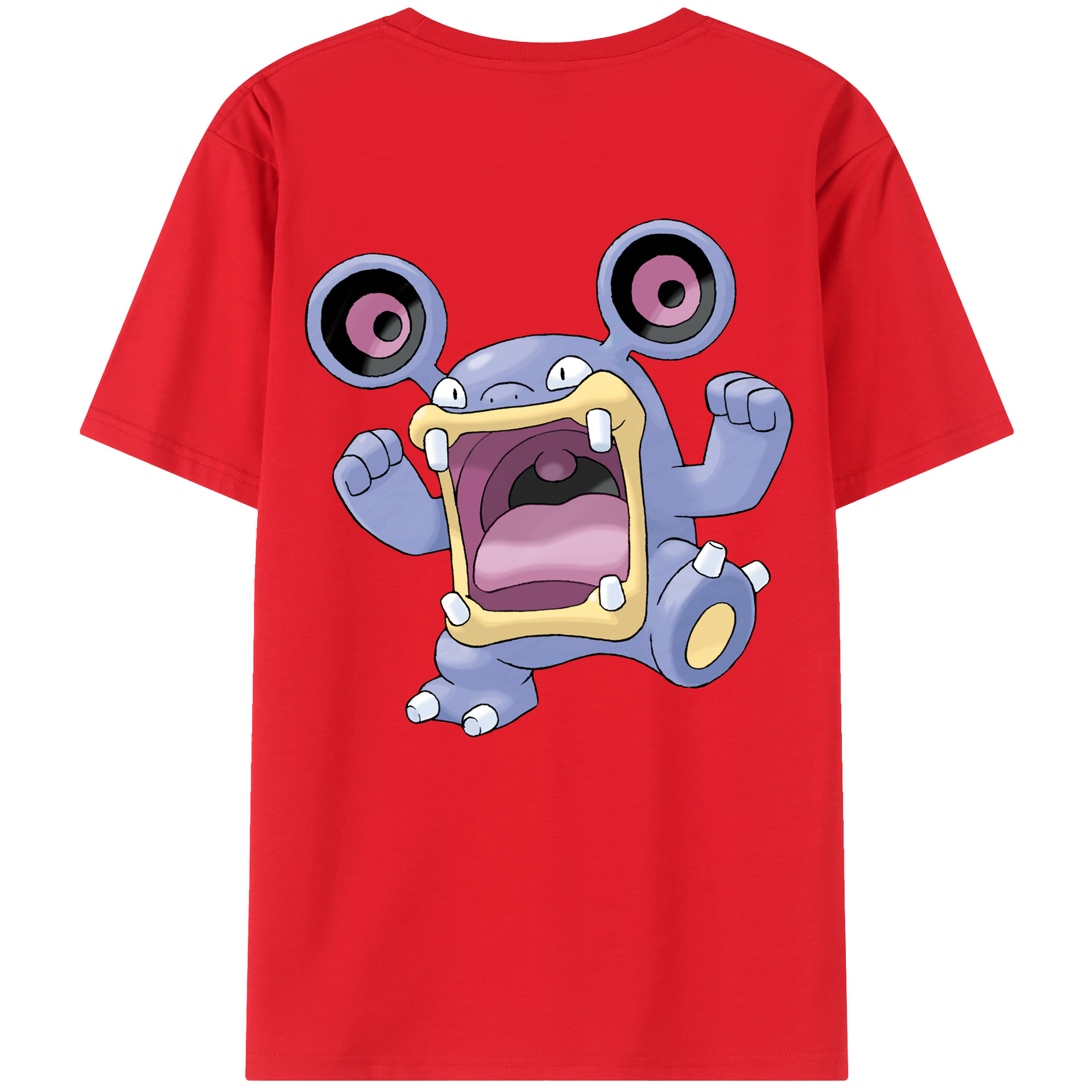 （画像用） ポケットモンスター Pokémon 綿100％ メンズ半袖Tシャツ（バックプリント） 通気性