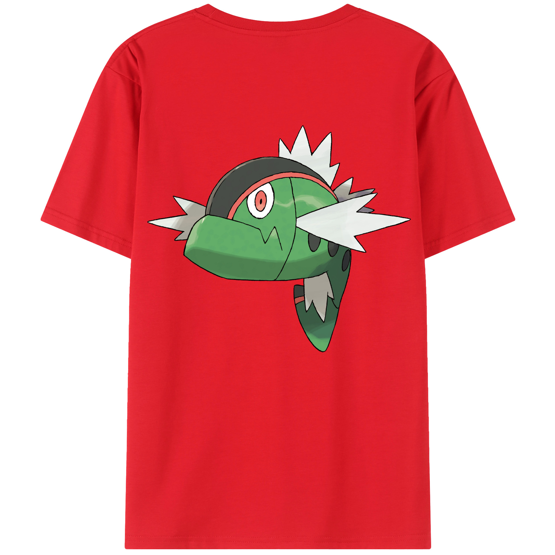 （画像用） ポケットモンスター Pokémon 綿100％ メンズ半袖Tシャツ（バックプリント） 通気性