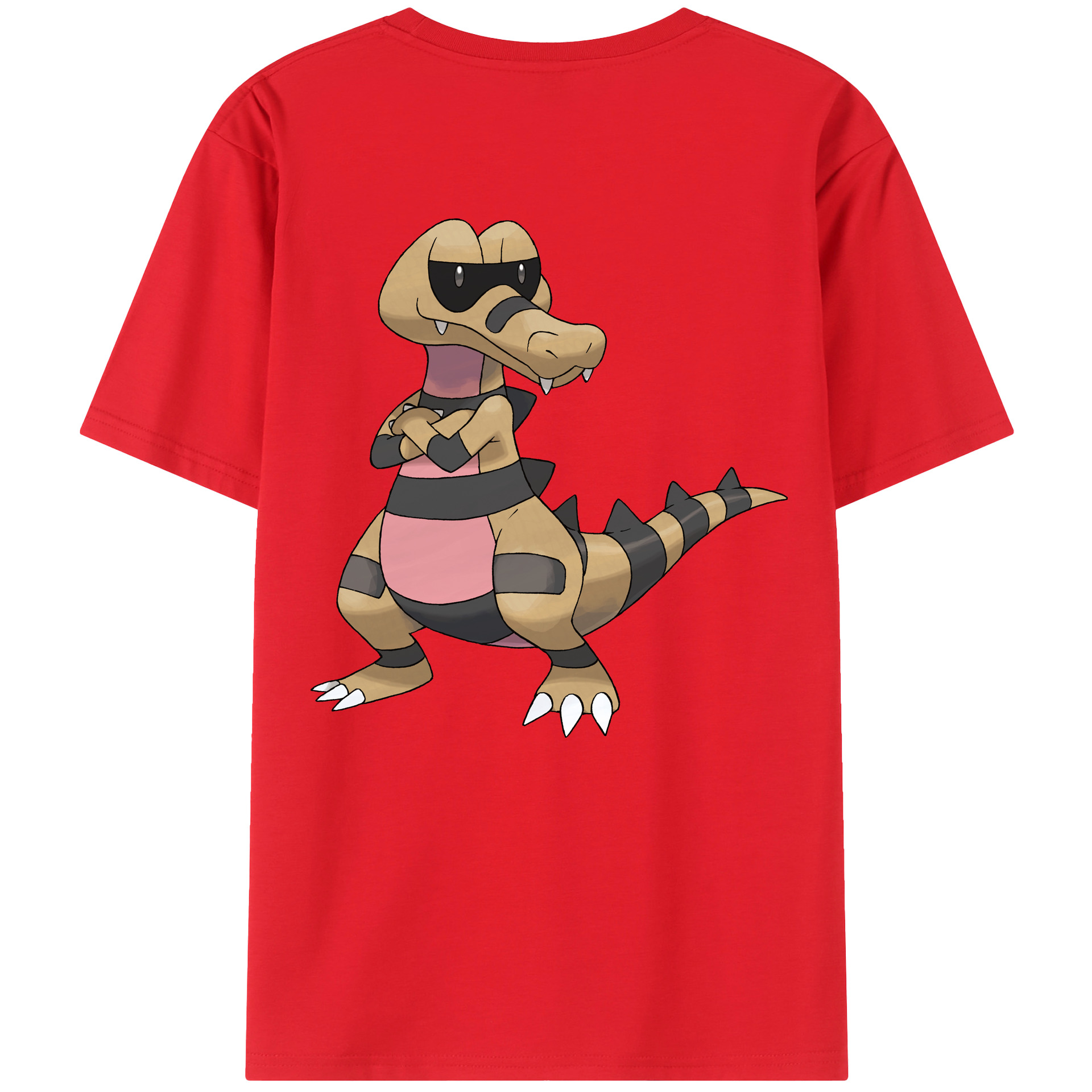 （画像用） ポケットモンスター Pokémon 綿100％ メンズ半袖Tシャツ（バックプリント） 通気性