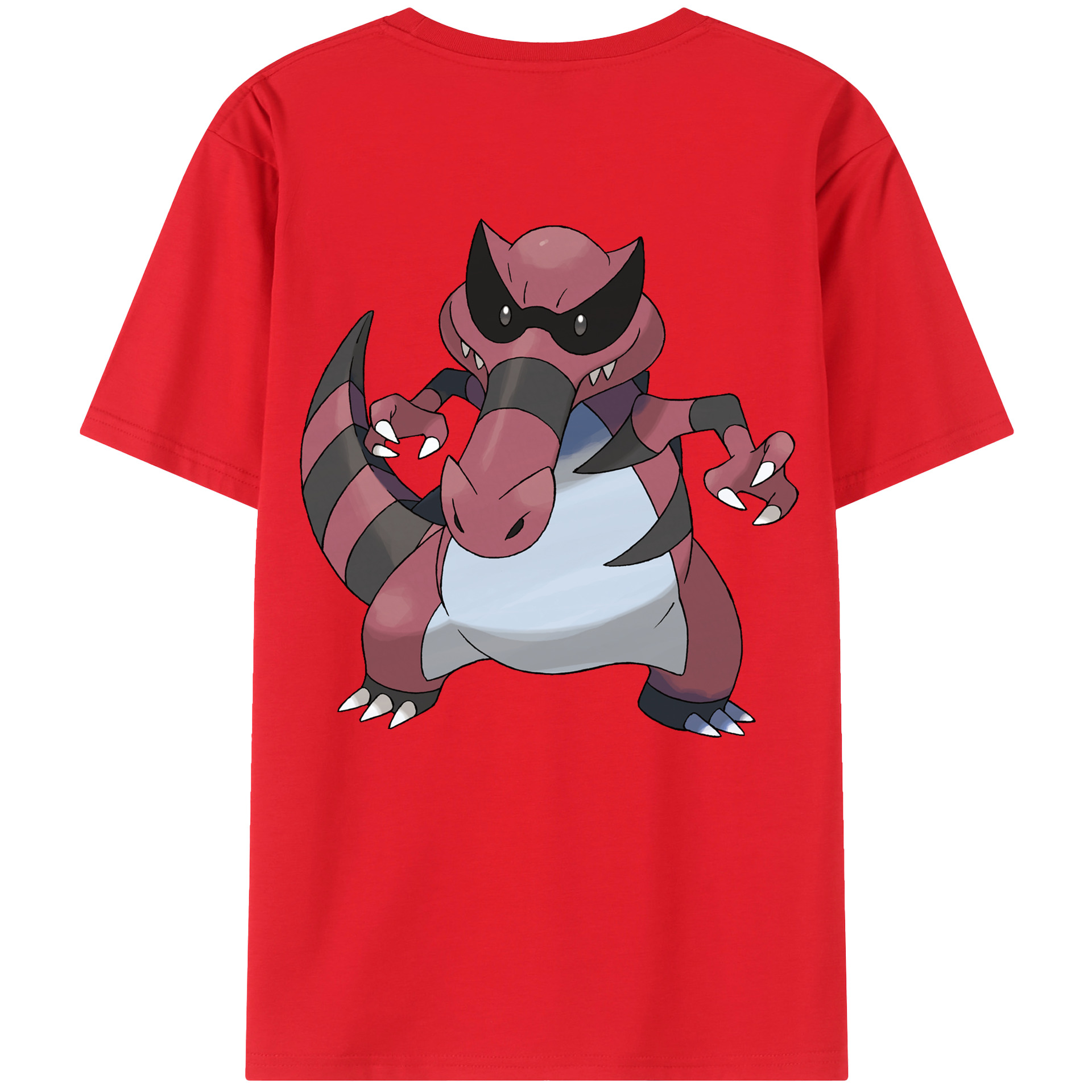 （画像用） ポケットモンスター Pokémon 綿100％ メンズ半袖Tシャツ（バックプリント） 通気性