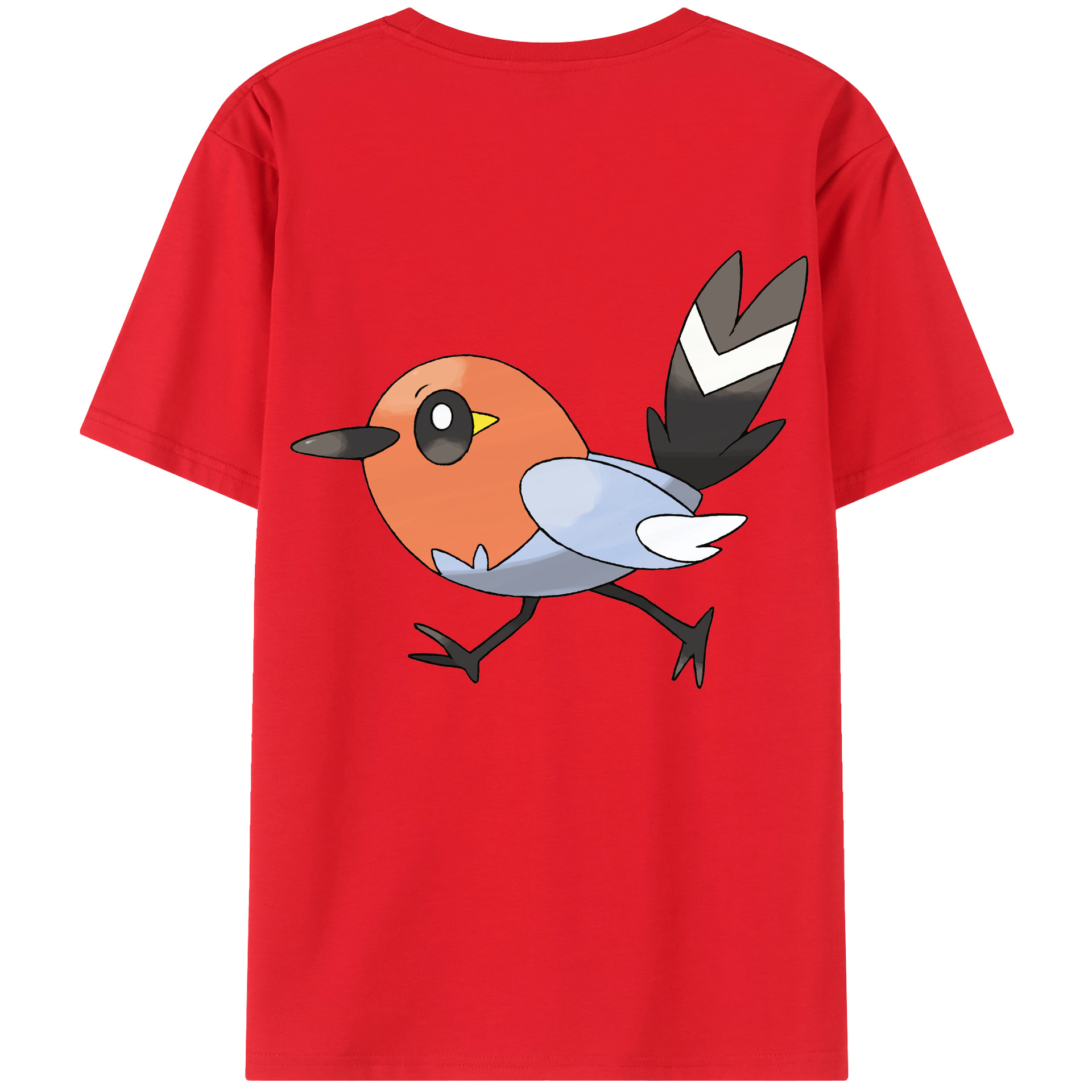 （画像用） ポケットモンスター Pokémon 綿100％ メンズ半袖Tシャツ（バックプリント） 通気性