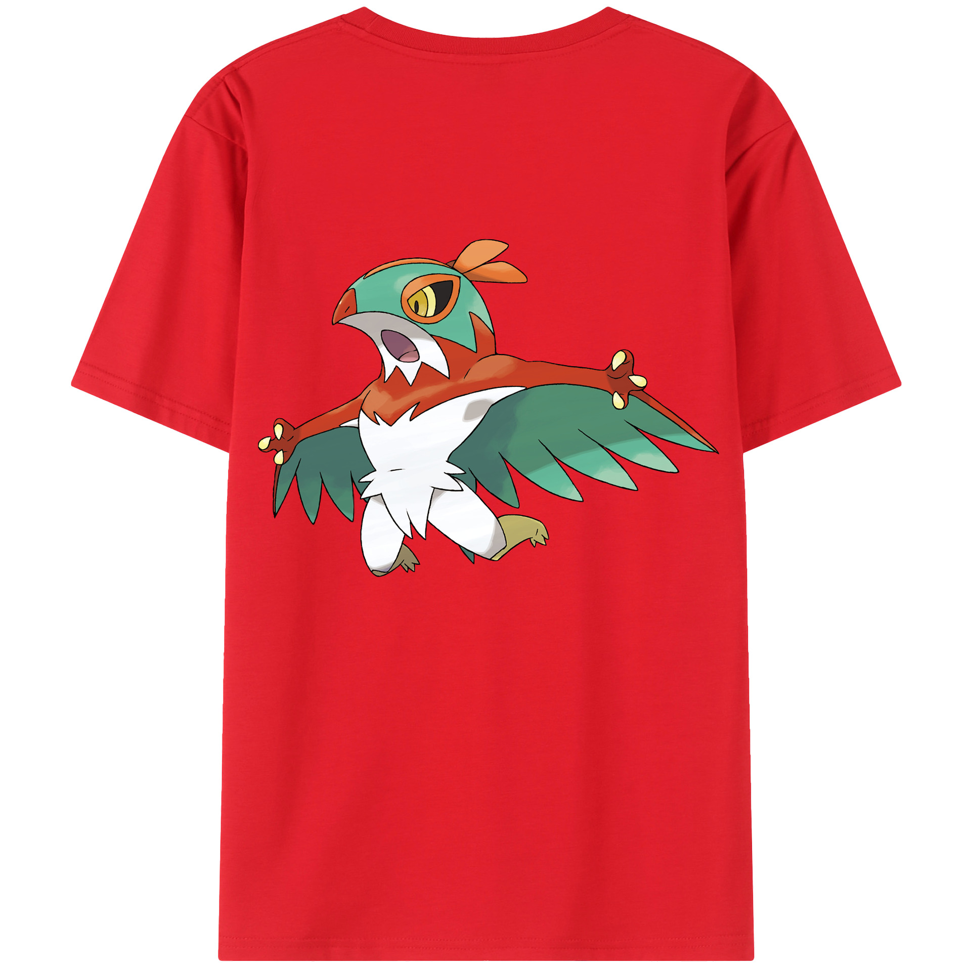 （画像用） ポケットモンスター Pokémon 綿100％ メンズ半袖Tシャツ（バックプリント） 通気性