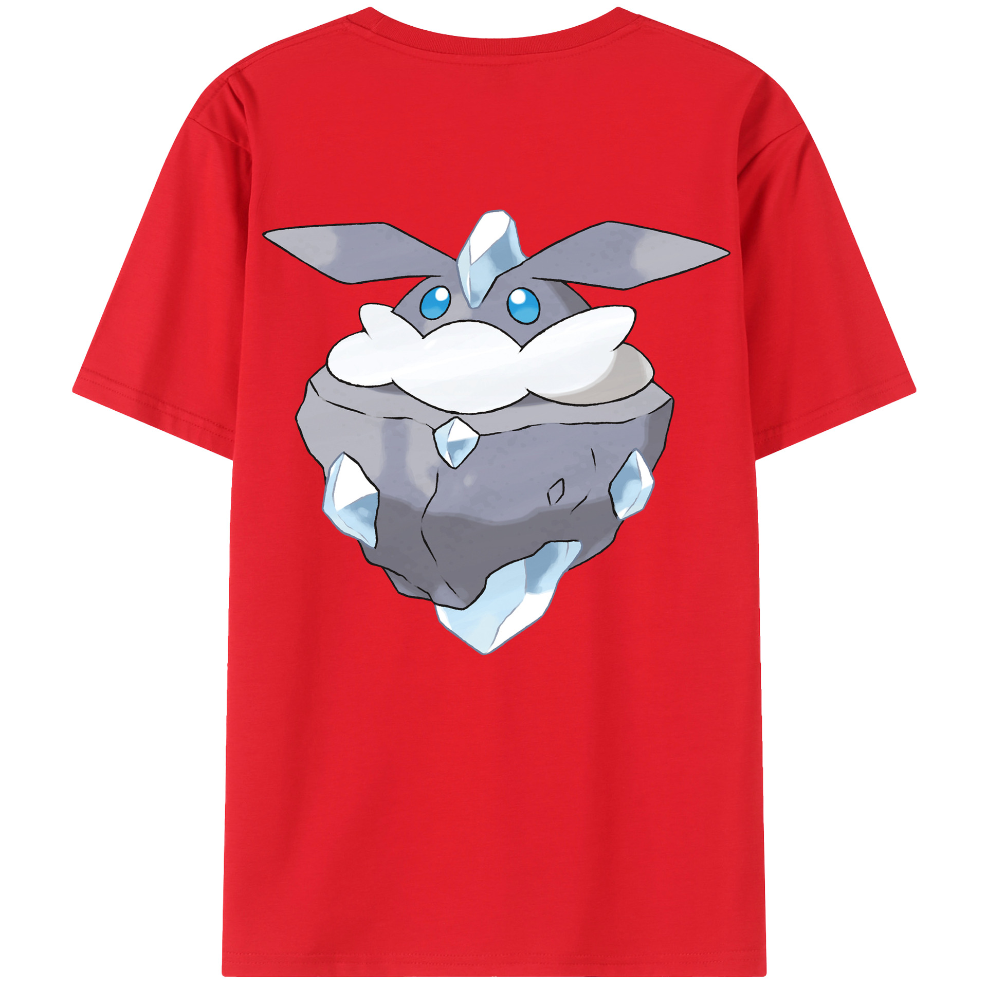 （画像用） ポケットモンスター Pokémon 綿100％ メンズ半袖Tシャツ（バックプリント） 通気性