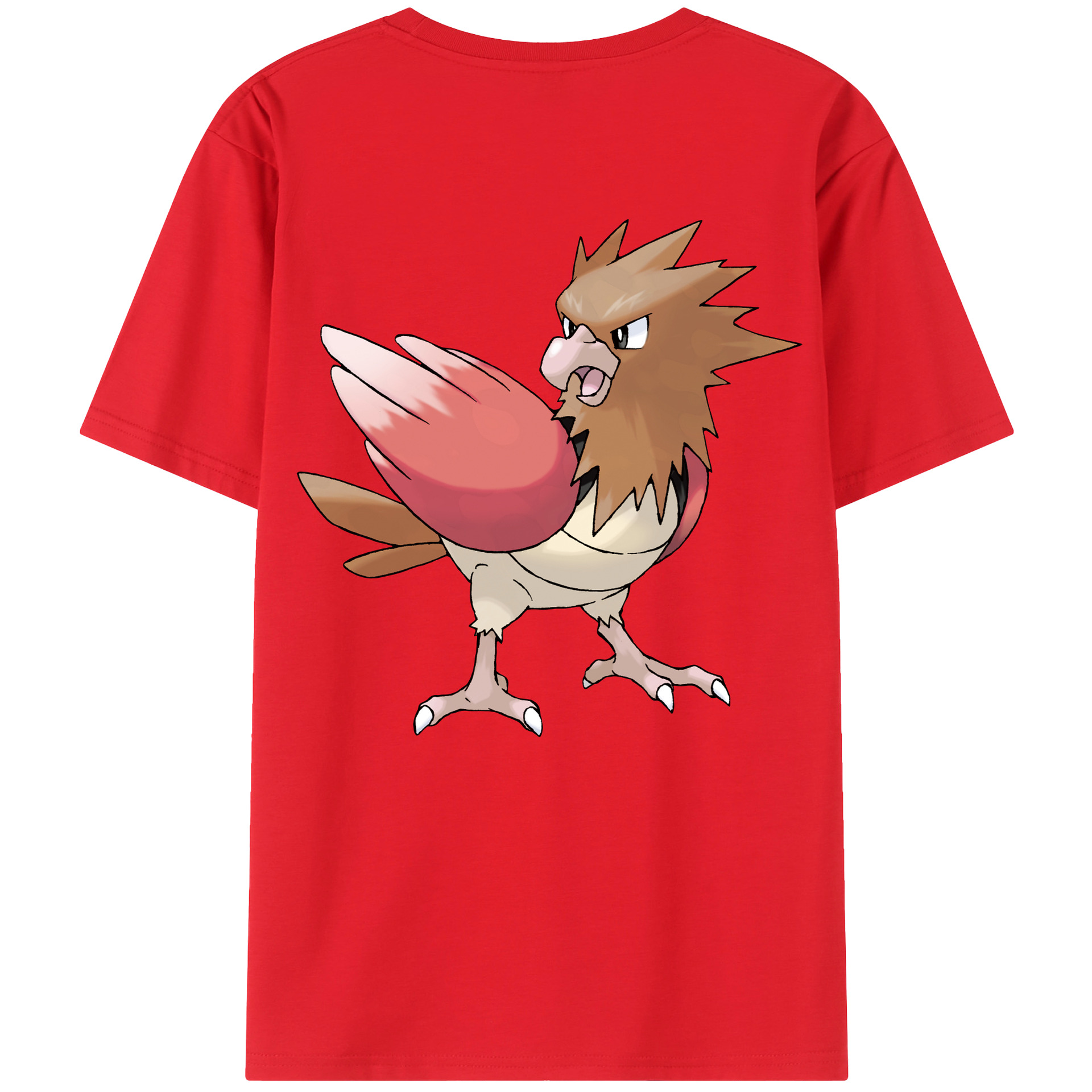 （画像用） ポケットモンスター Pokémon 綿100％ メンズ半袖Tシャツ（バックプリント） 通気性