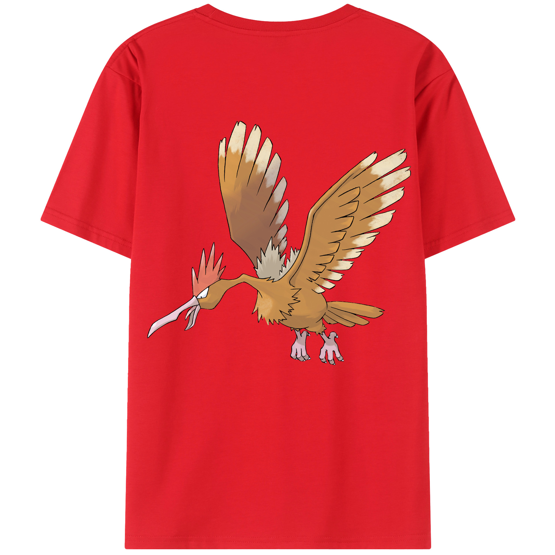 （画像用） ポケットモンスター Pokémon 綿100％ メンズ半袖Tシャツ（バックプリント） 通気性